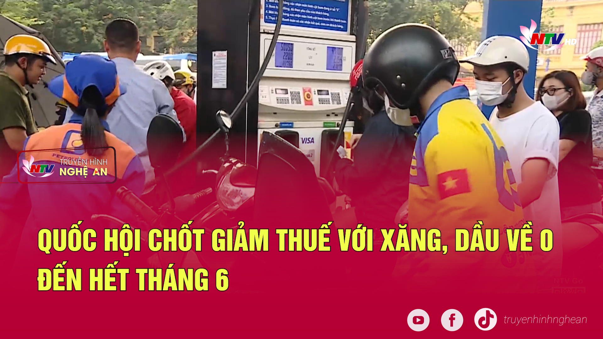 Quốc hội chốt giảm thuế với xăng, dầu về 0 đến hết tháng 6