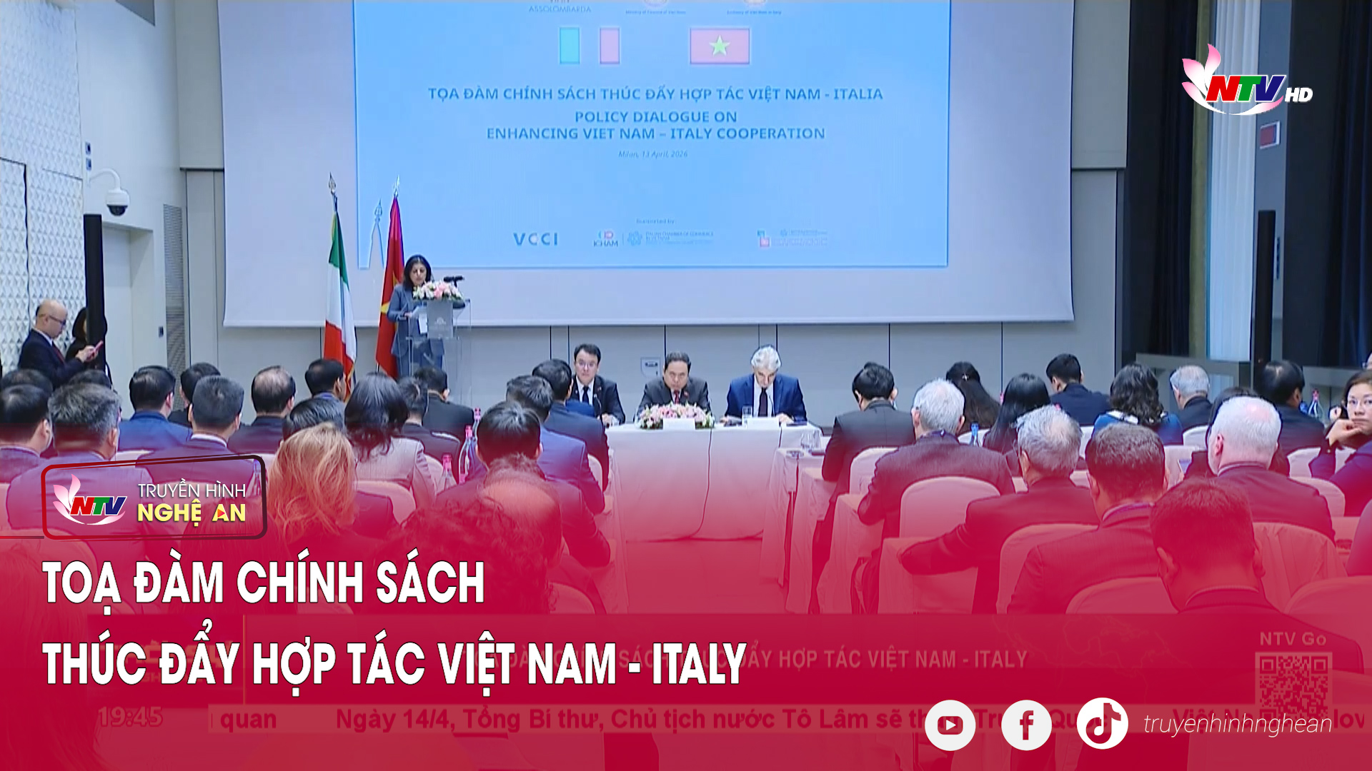 Toạ đàm chính sách thúc đẩy hợp tác Việt Nam - Italy