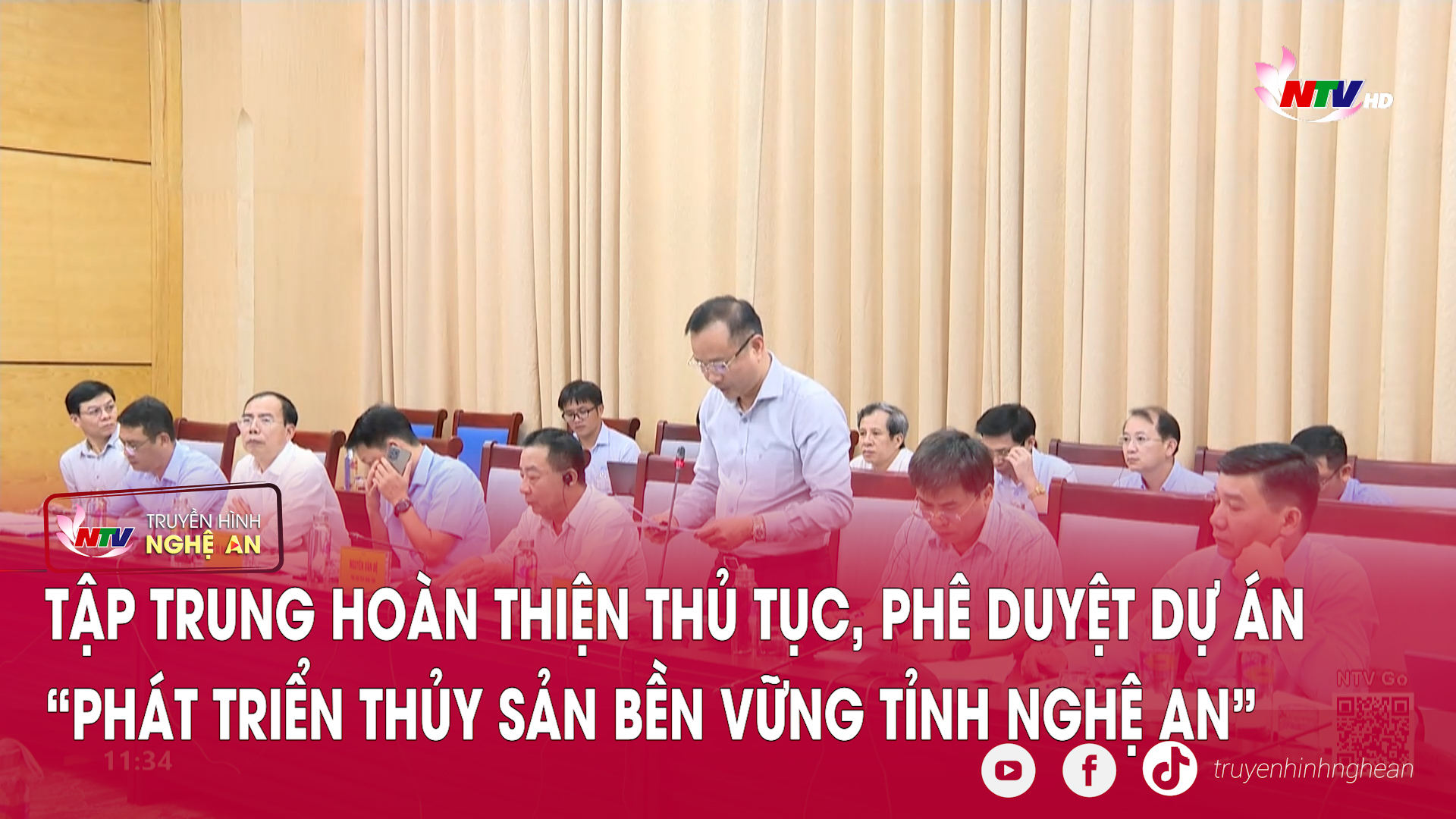 Tập trung hoàn thiện thủ tục, phê duyệt Dự án “Phát triển thủy sản bền vững tỉnh Nghệ An”