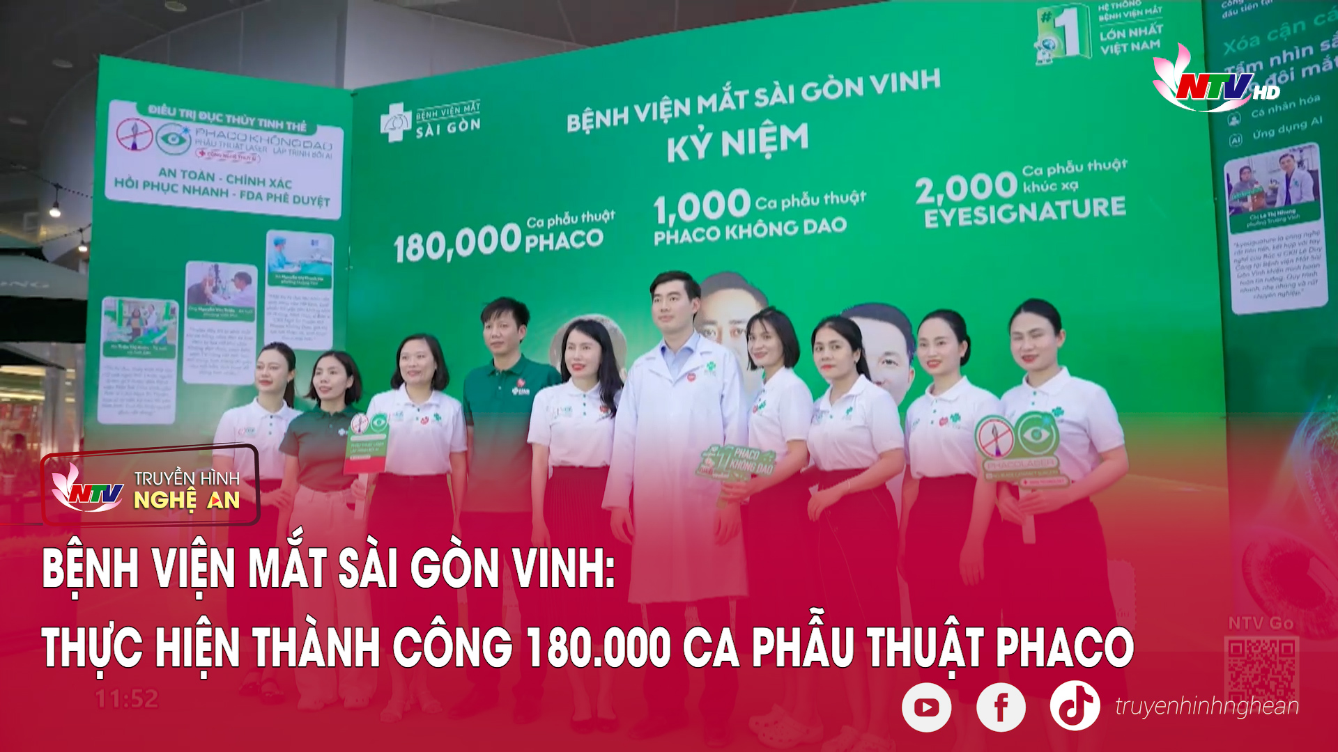 Bệnh viện Mắt Sài Gòn Vinh: thực hiện thành công 180.000 ca phẫu thuật Phaco