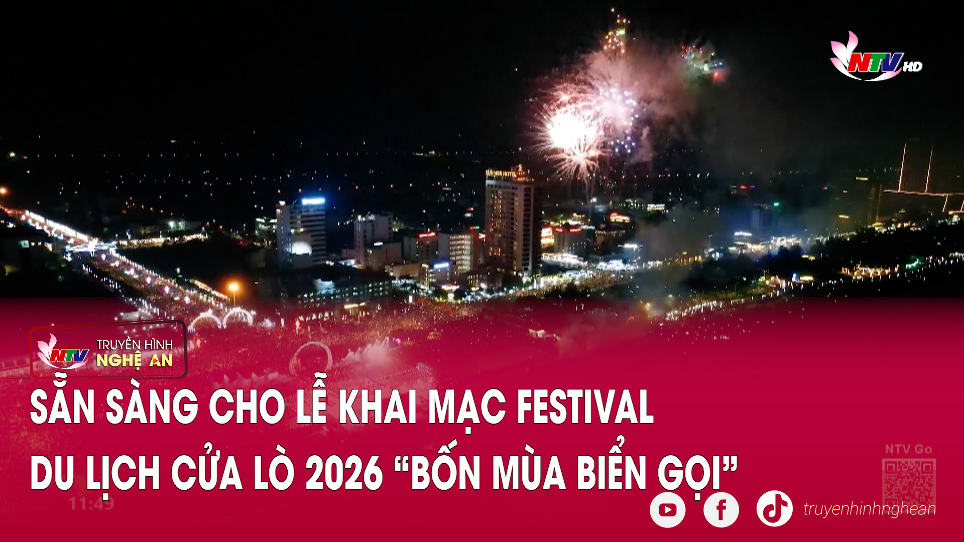 Sẵn sàng cho Lễ khai mạc Festival du lịch Cửa Lò 2026 “Bốn mùa biển gọi”