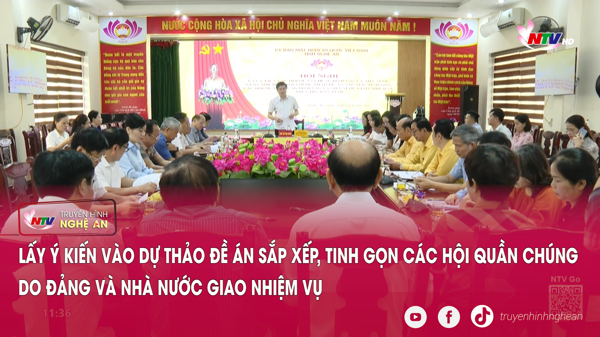 Lấy ý kiến vào dự thảo đề án sắp xếp, tinh gọn các hội quần chúng do Đảng và Nhà nước giao nhiệm vụ