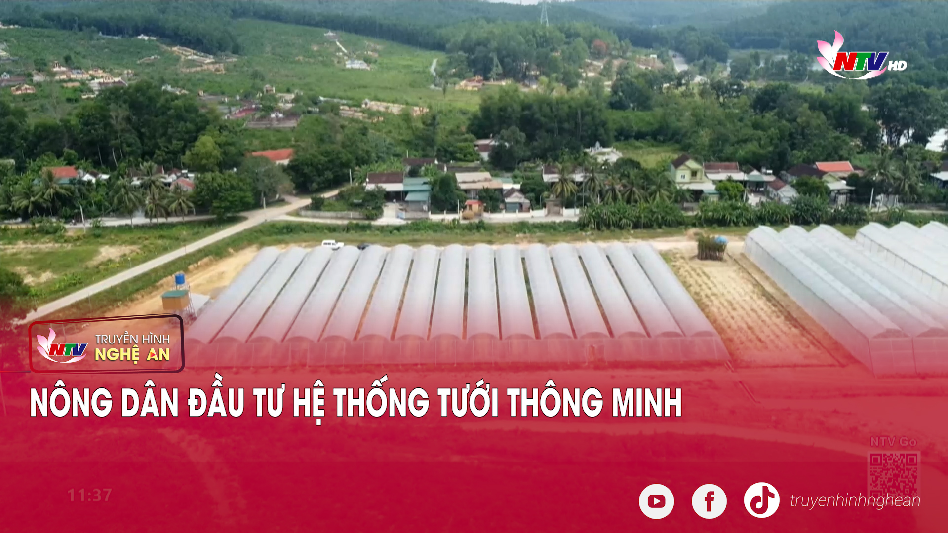 Nông dân đầu tư hệ thống tưới thông minh