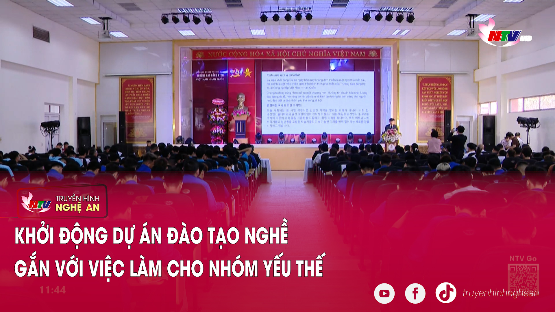 Khởi động dự án đào tạo nghề gắn với việc làm cho nhóm yếu thế