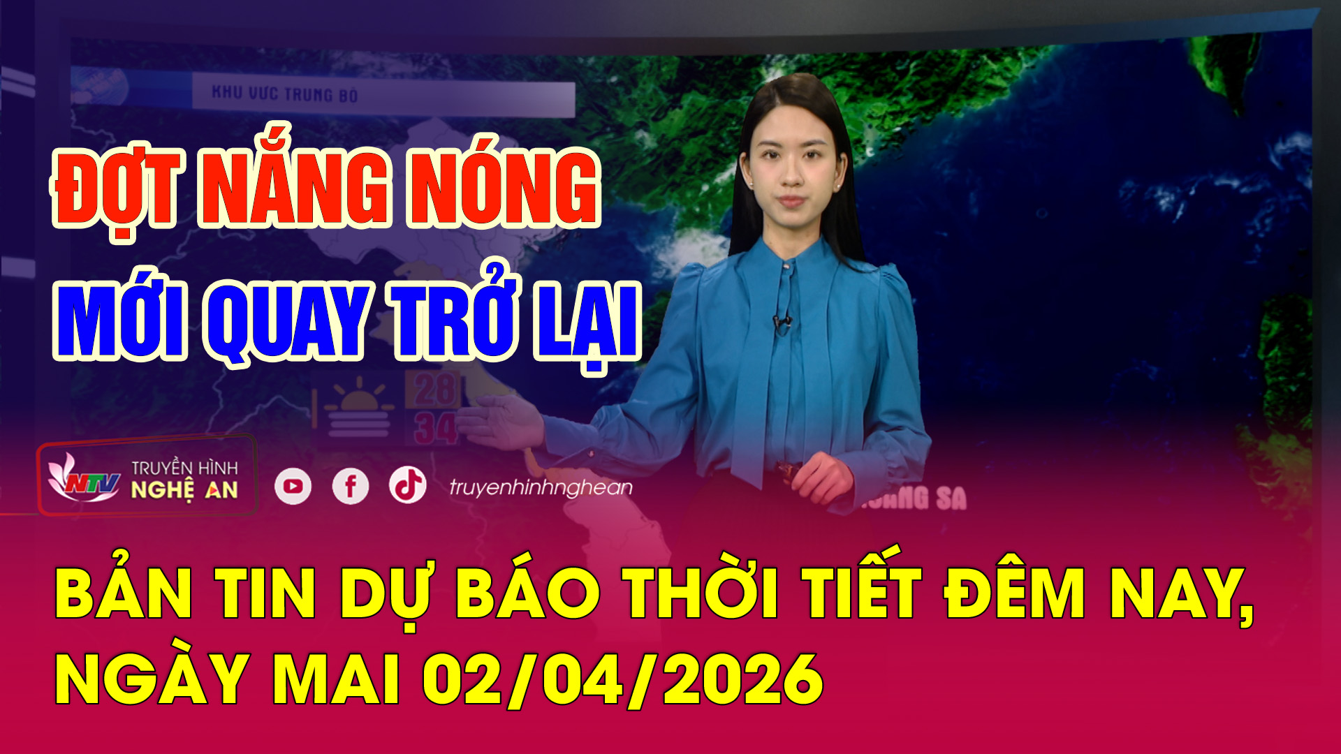 Dự báo thời tiết đêm nay, ngày mai - 02/04/2026