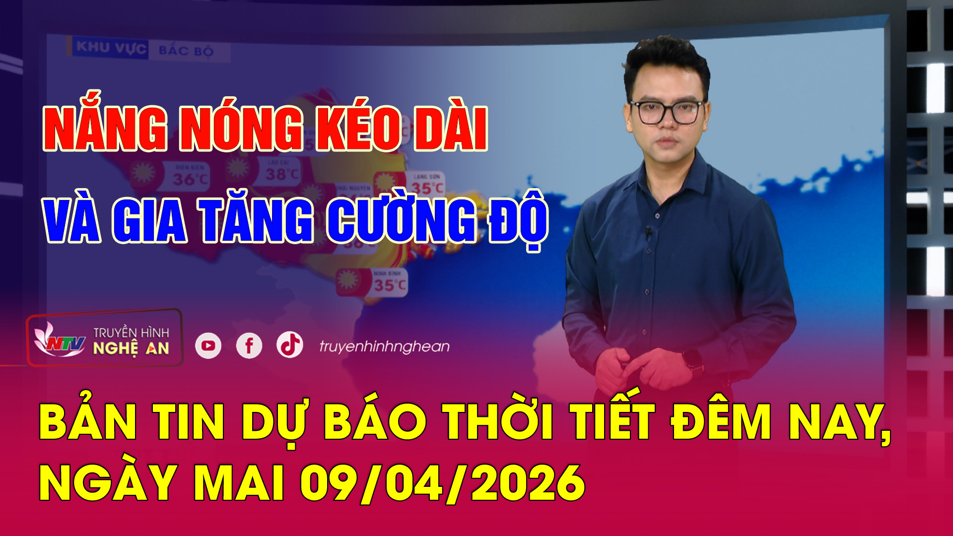 Dự báo thời tiết đêm nay, ngày mai - 09/04/2026