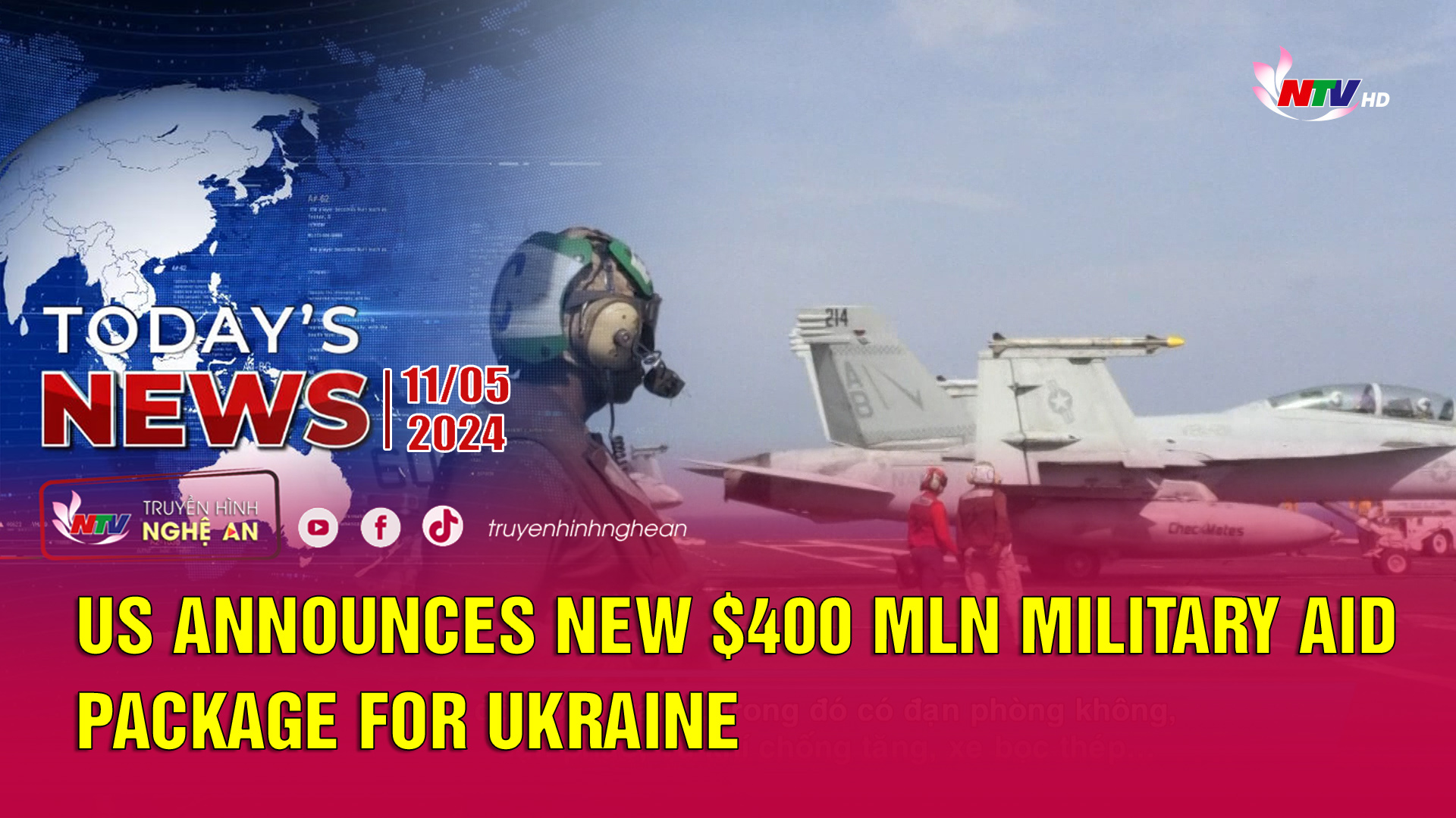 Today's News 11/05/2024: US announces new $400 mln military aid package for Ukraine