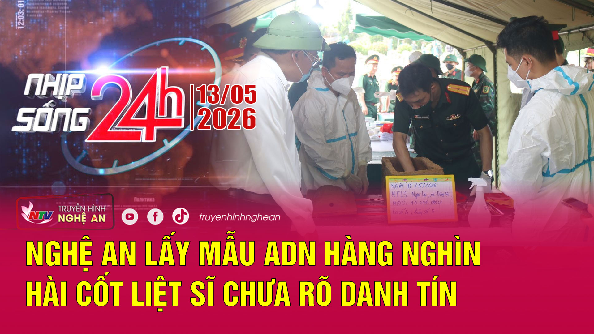 Bản tin Nhịp sống 24h - 13/05/2026