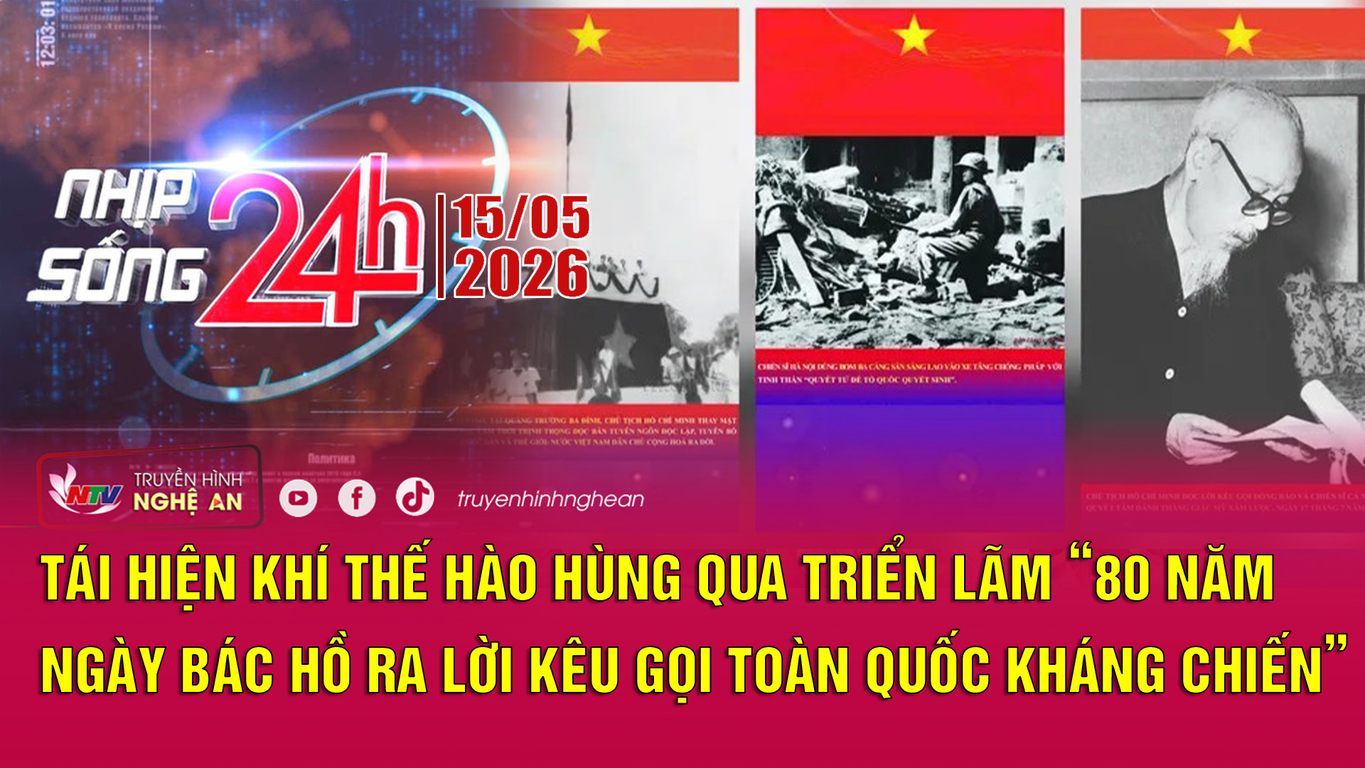 Bản tin Nhịp sống 24h - 15/05/2026
