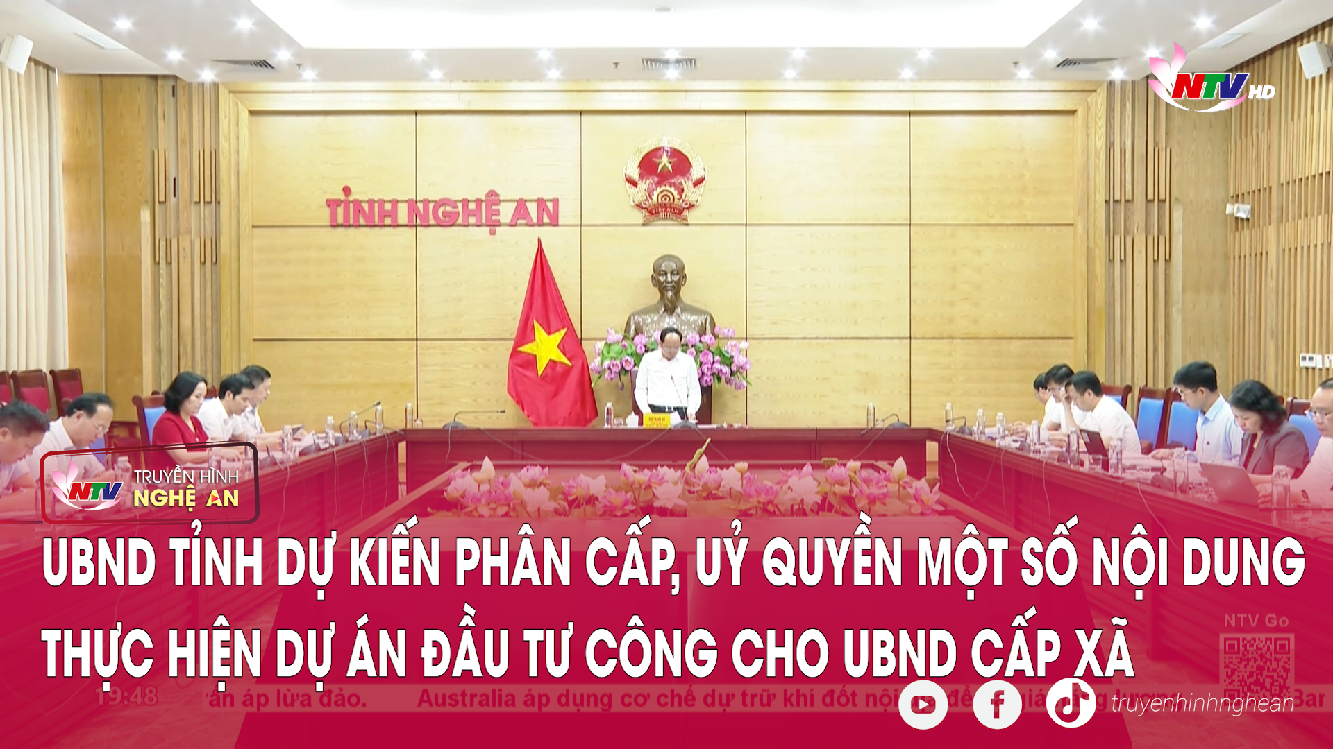UBND tỉnh dự kiến phân cấp, uỷ quyền một số nội dung thực hiện dự án đầu tư công cho UBND cấp xã