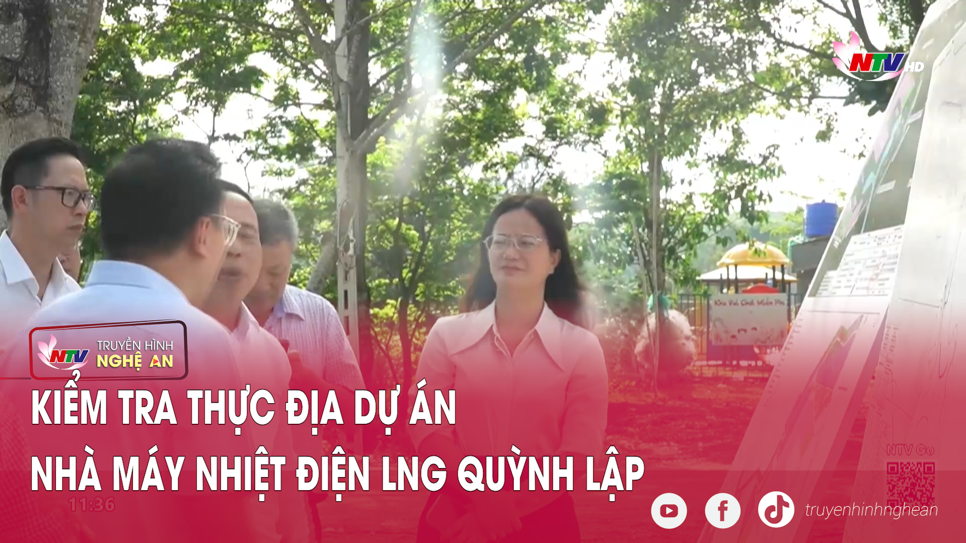 Kiểm tra thực địa dự án Nhà máy nhiệt điện LNG Quỳnh Lập