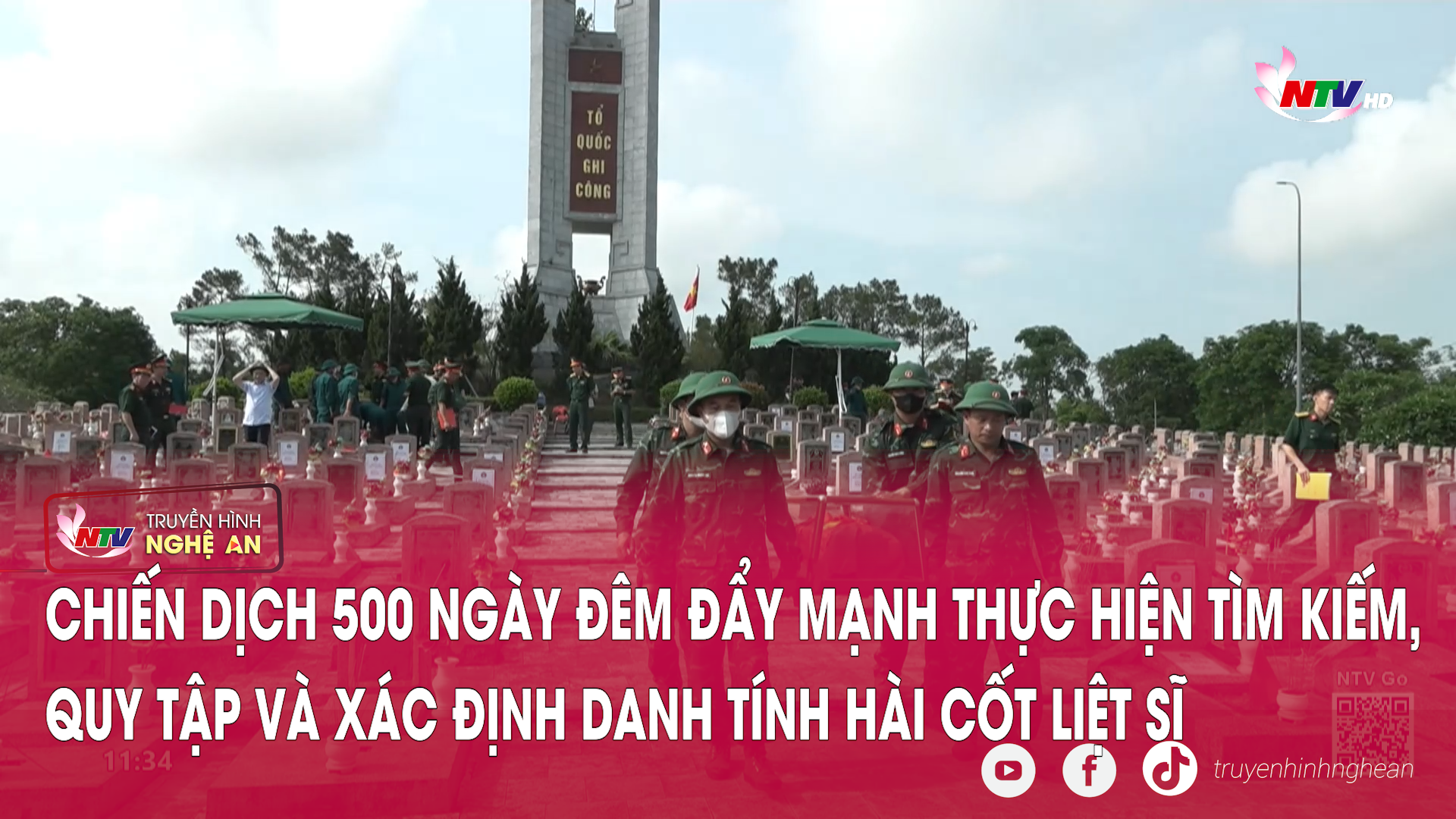 Chiến dịch 500 ngày đêm đẩy mạnh thực hiện tìm kiếm, quy tập và xác định danh tính hài cốt liệt sĩ