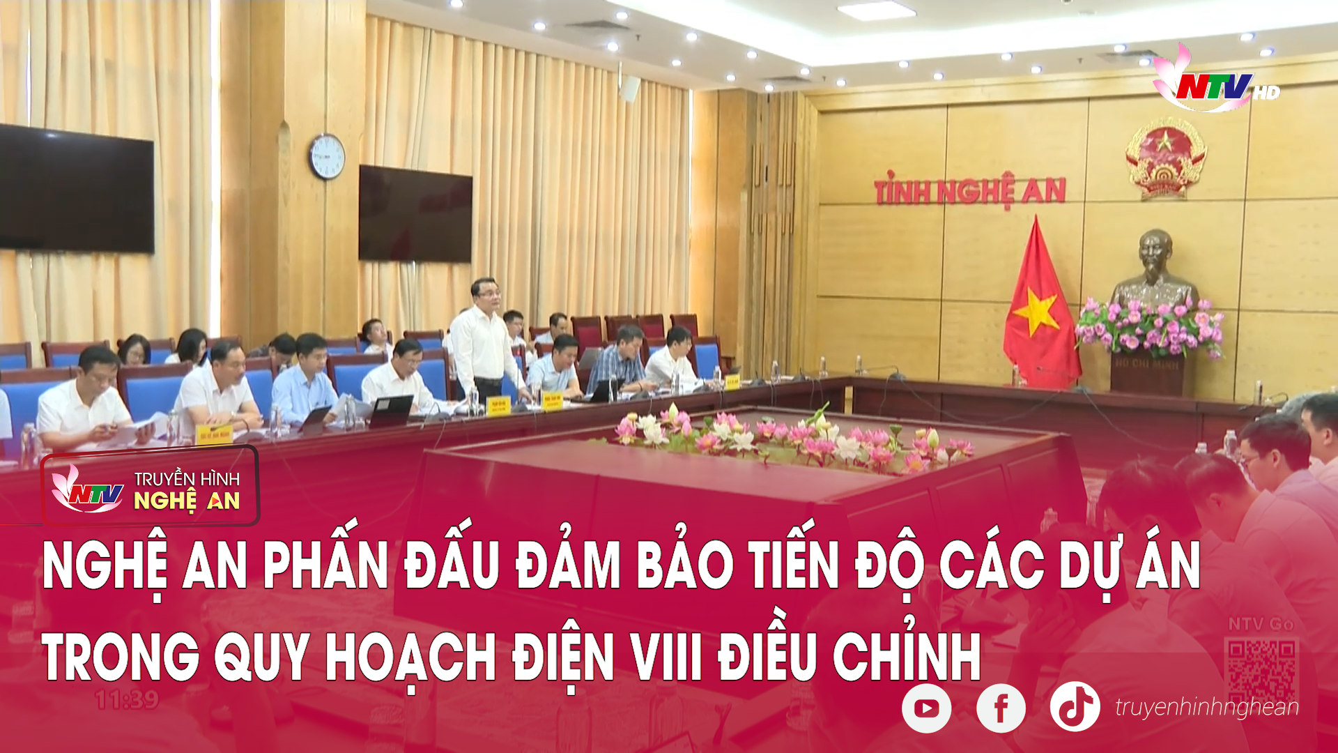 Nghệ An phấn đấu đảm bảo tiến độ các dự án trong Quy hoạch điện VIII điều chỉnh