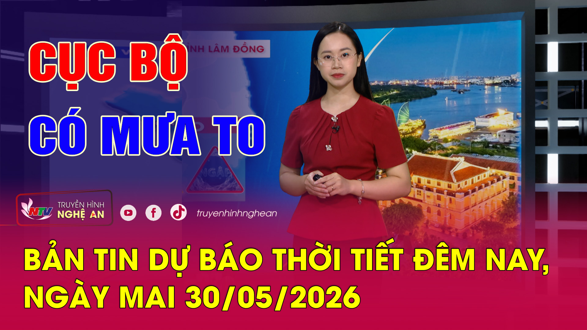 Dự báo thời tiết đêm nay, ngày mai - 30/05/2026