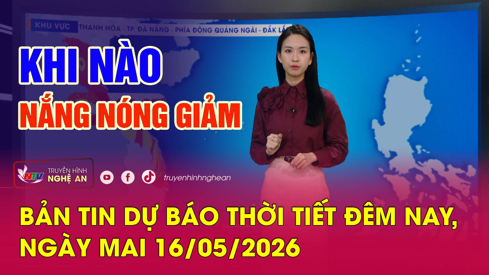 Dự báo thời tiết đêm nay, ngày mai - 16/05/2026