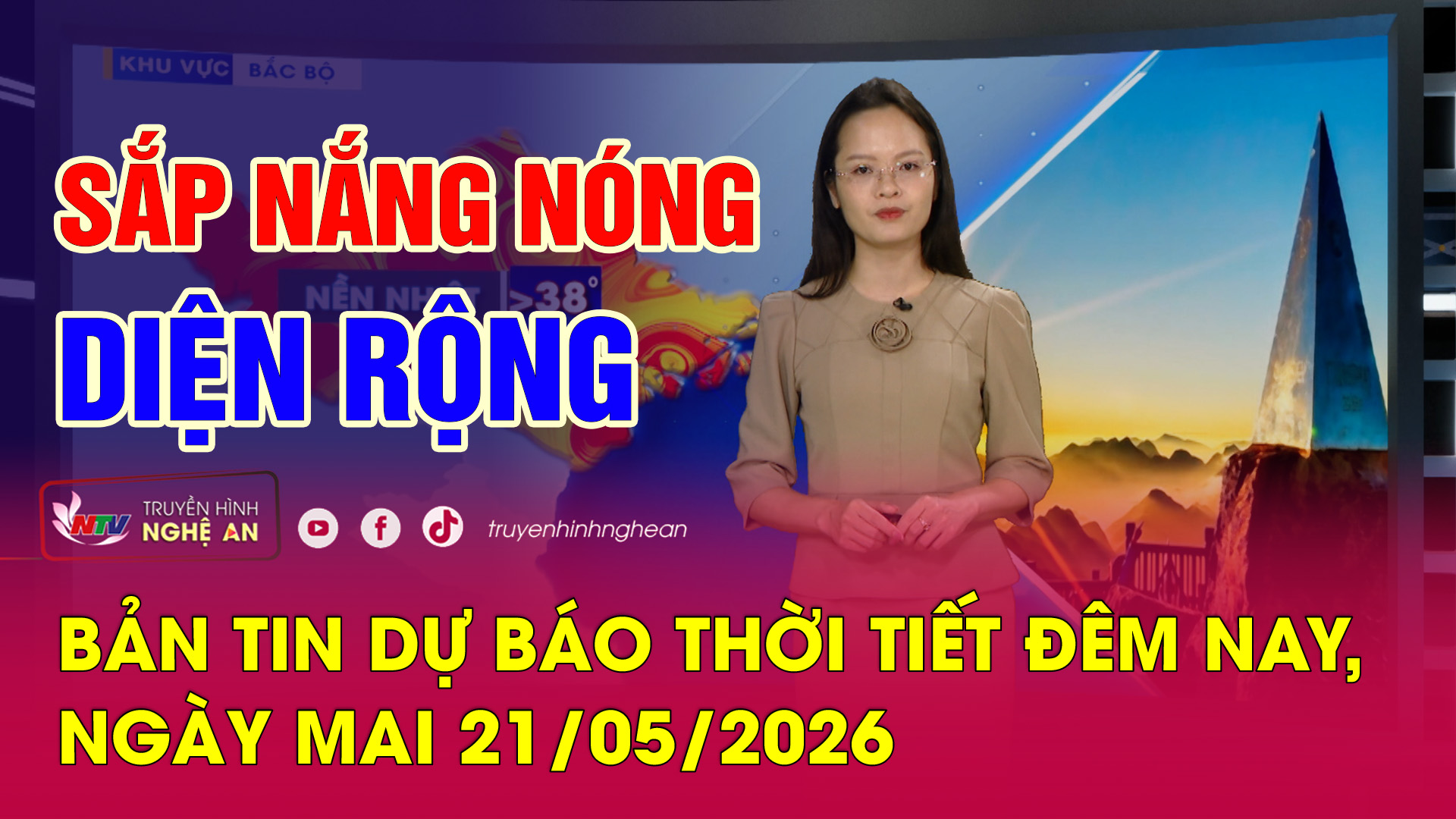 Dự báo thời tiết đêm nay, ngày mai - 21/05/2026