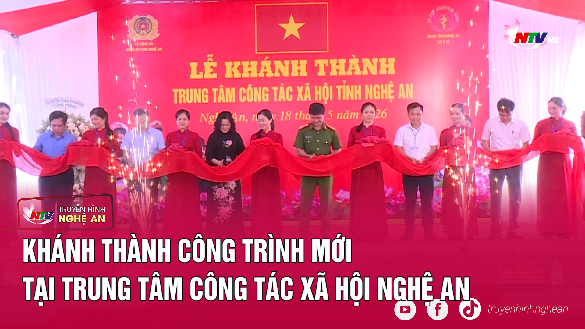 Khánh thành công trình mới tại Trung tâm công tác xã hội Nghệ An