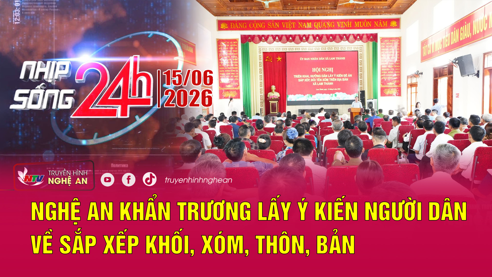 Bản tin Nhịp sống 24h - 15/06/2026