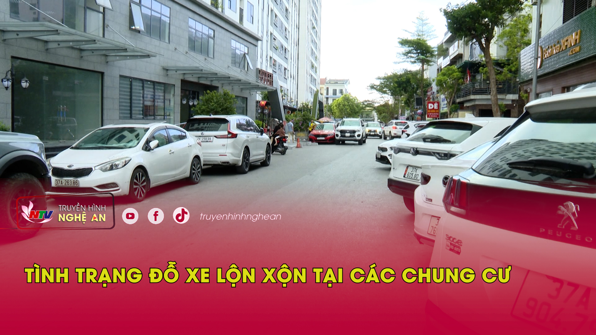Tình trạng đỗ xe lộn xộn tại các chung cư