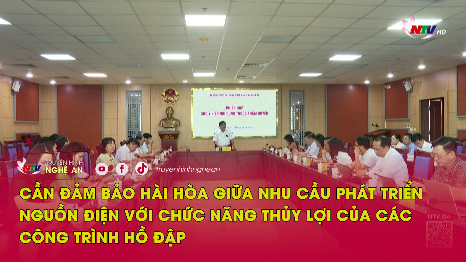 Cần đảm bảo hài hòa giữa nhu cầu phát triển nguồn điện với chức năng thủy lợi của các công trình hồ đập
