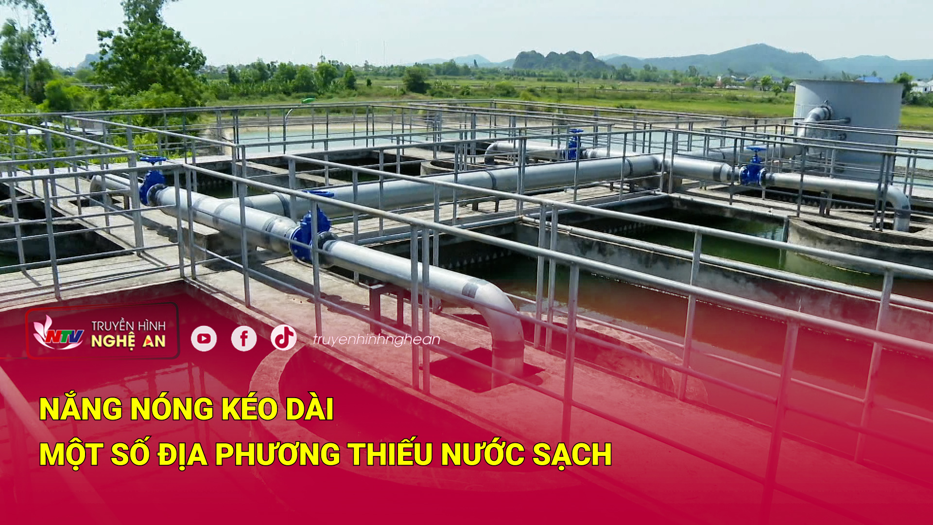 Nắng nóng kéo dài, một số địa phương thiếu nước sạch