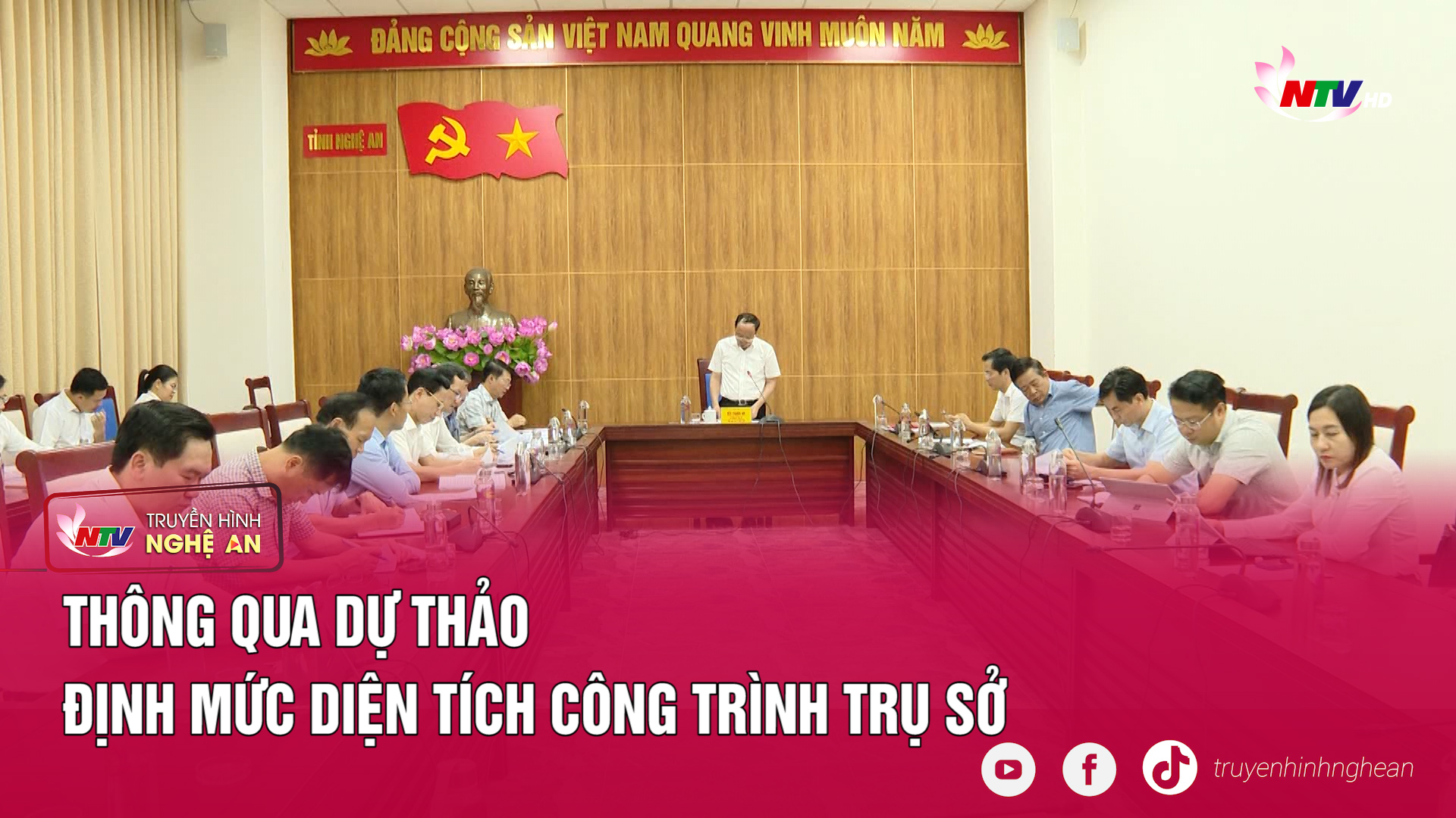 Thông qua Dự thảo định mức diện tích công trình trụ sở