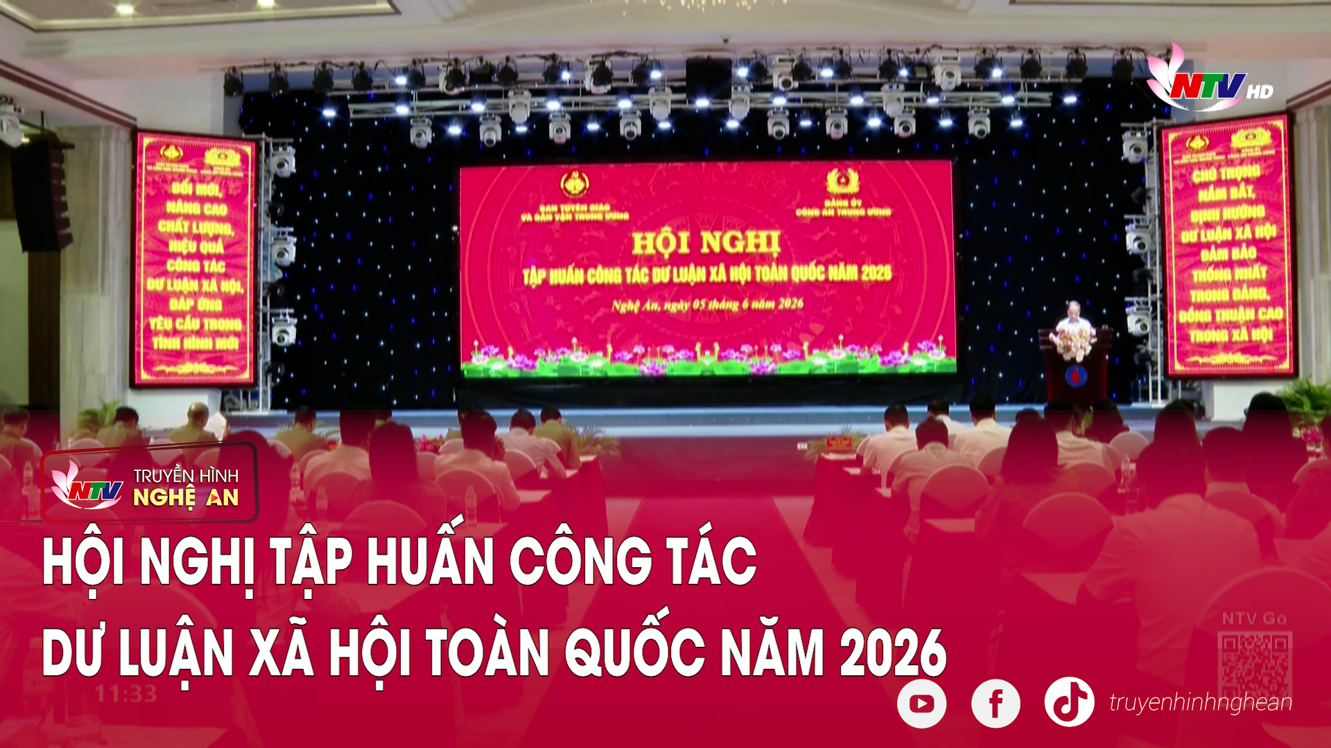 Hội nghị tập huấn công tác dư luận xã hội toàn quốc năm 2026
