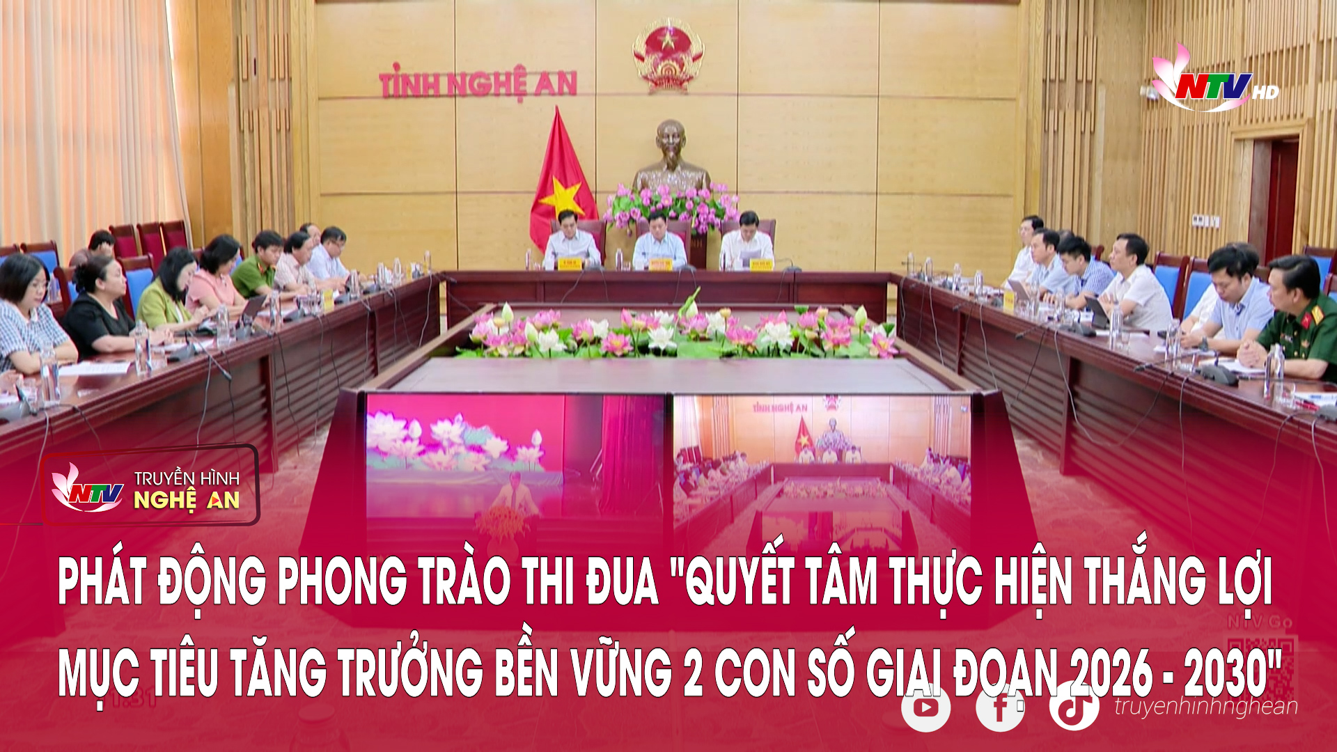 Phát động phong trào thi đua "Quyết tâm thực hiện thắng lợi mục tiêu tăng trưởng bền vững 2 con số giai đoạn 2026 - 2030"