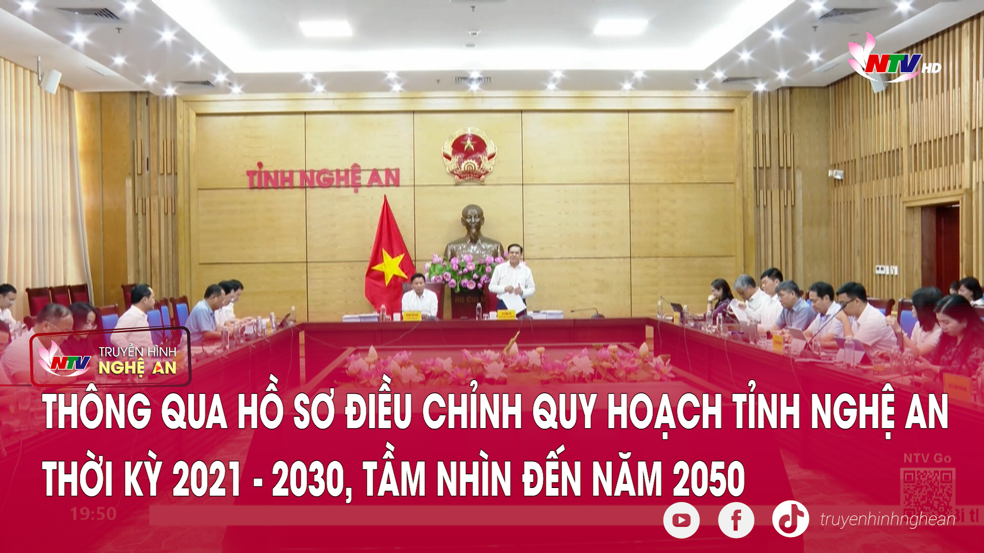 Thông qua hồ sơ điều chỉnh Quy hoạch tỉnh Nghệ An thời kỳ 2021 - 2030, tầm nhìn đến năm 2050