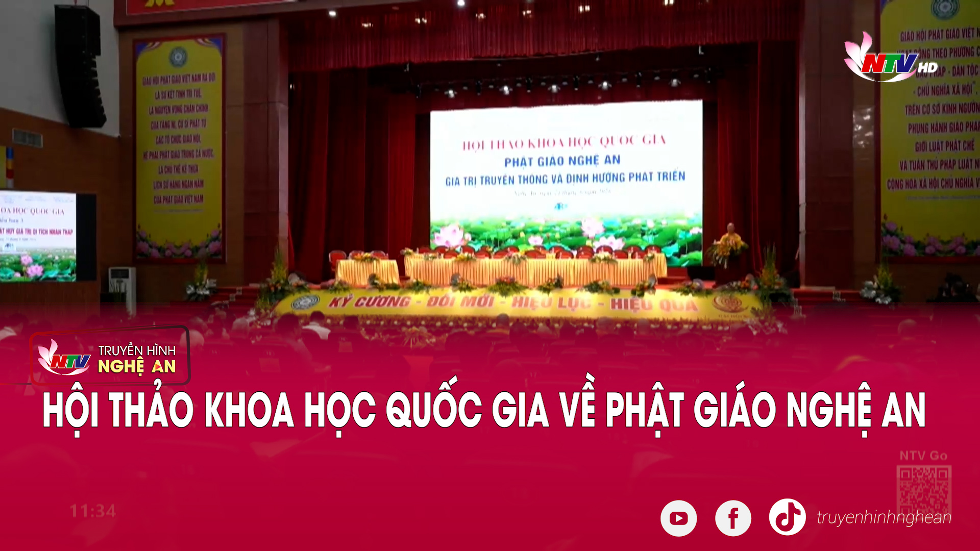 Hội thảo khoa học quốc gia về Phật giáo Nghệ An