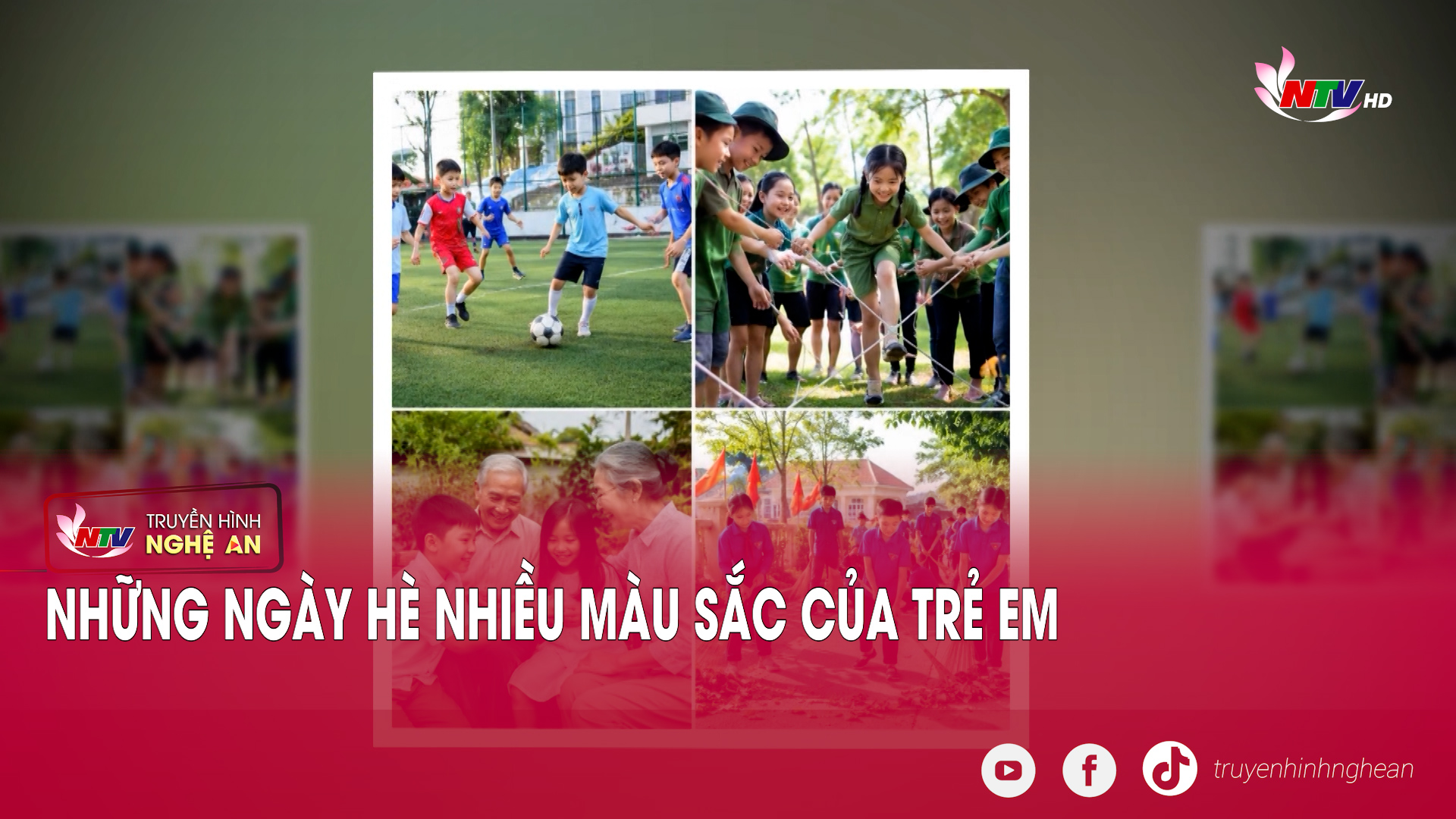 Những ngày hè nhiều màu sắc của trẻ em