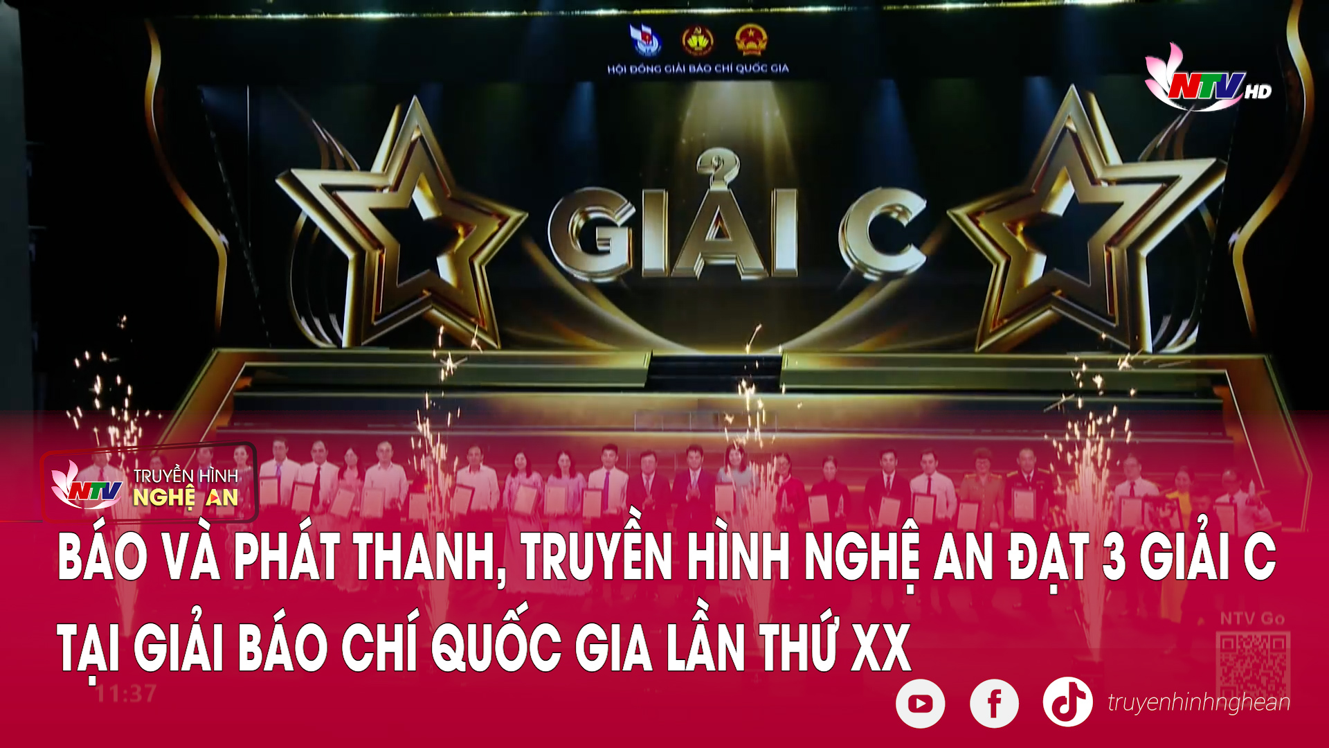 Báo và phát thanh, truyền hình Nghệ An đạt 3 Giải C tại Giải Báo chí Quốc gia lần thứ XX