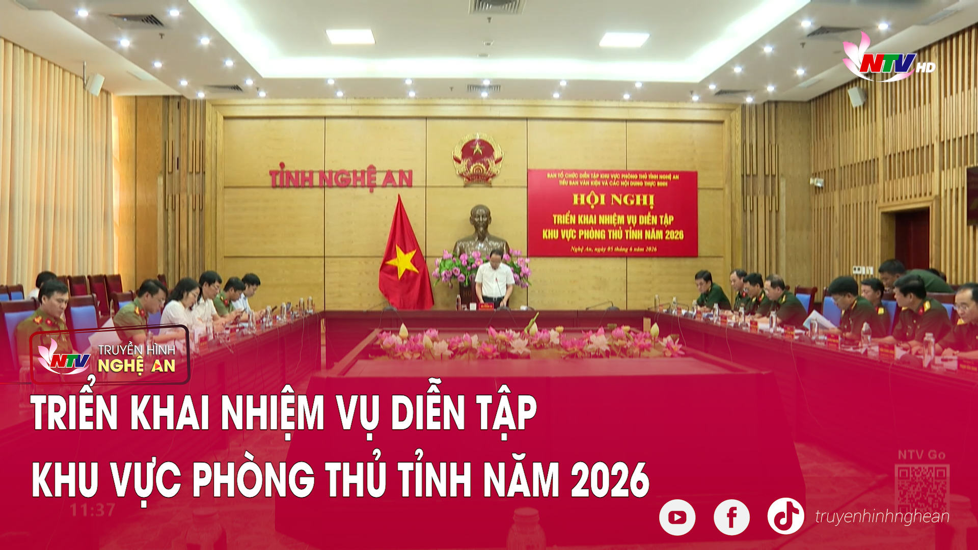 Triển khai nhiệm vụ diễn tập khu vực phòng thủ tỉnh năm 2026
