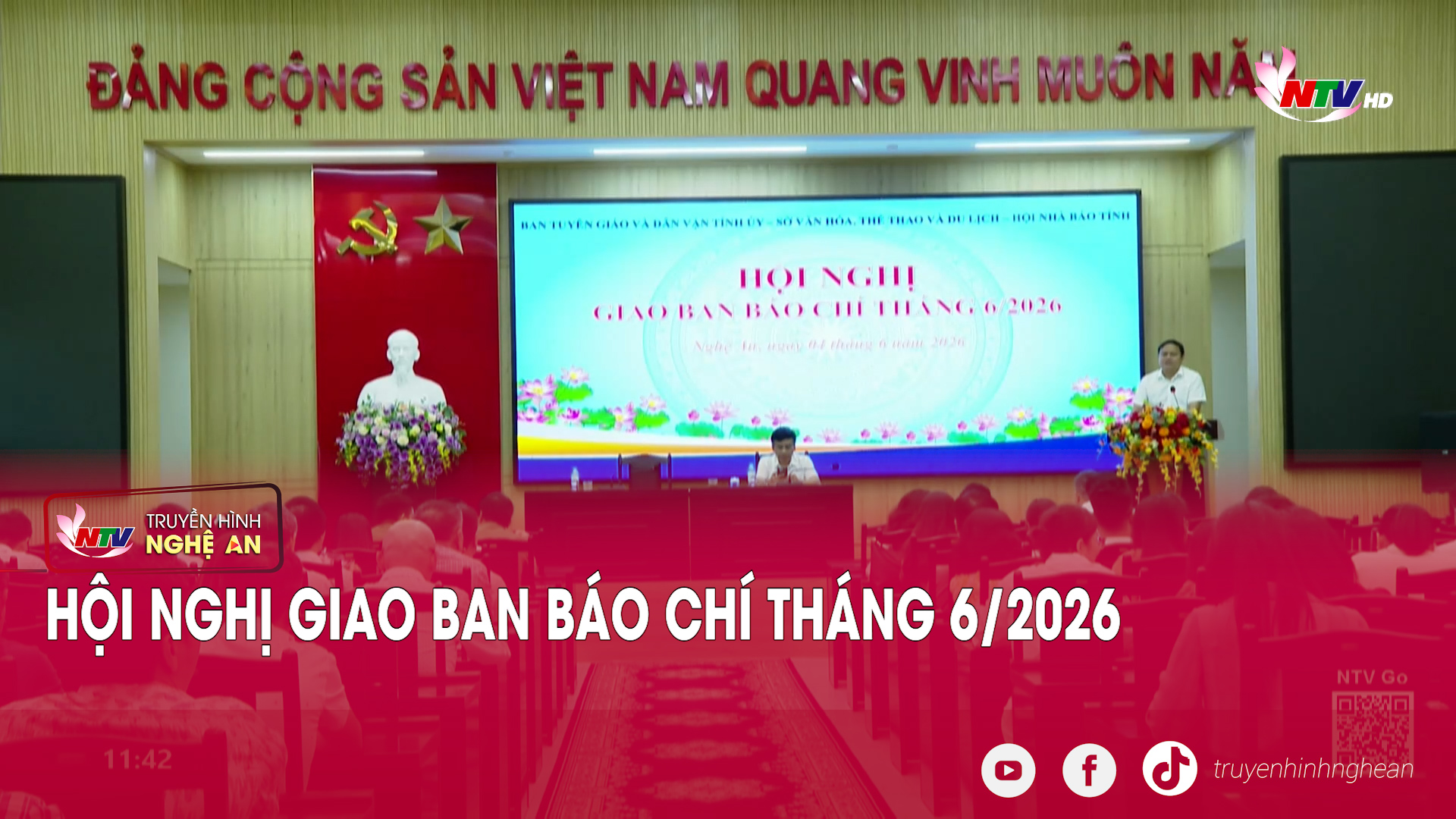 Hội nghị giao ban báo chí tháng 6/2026
