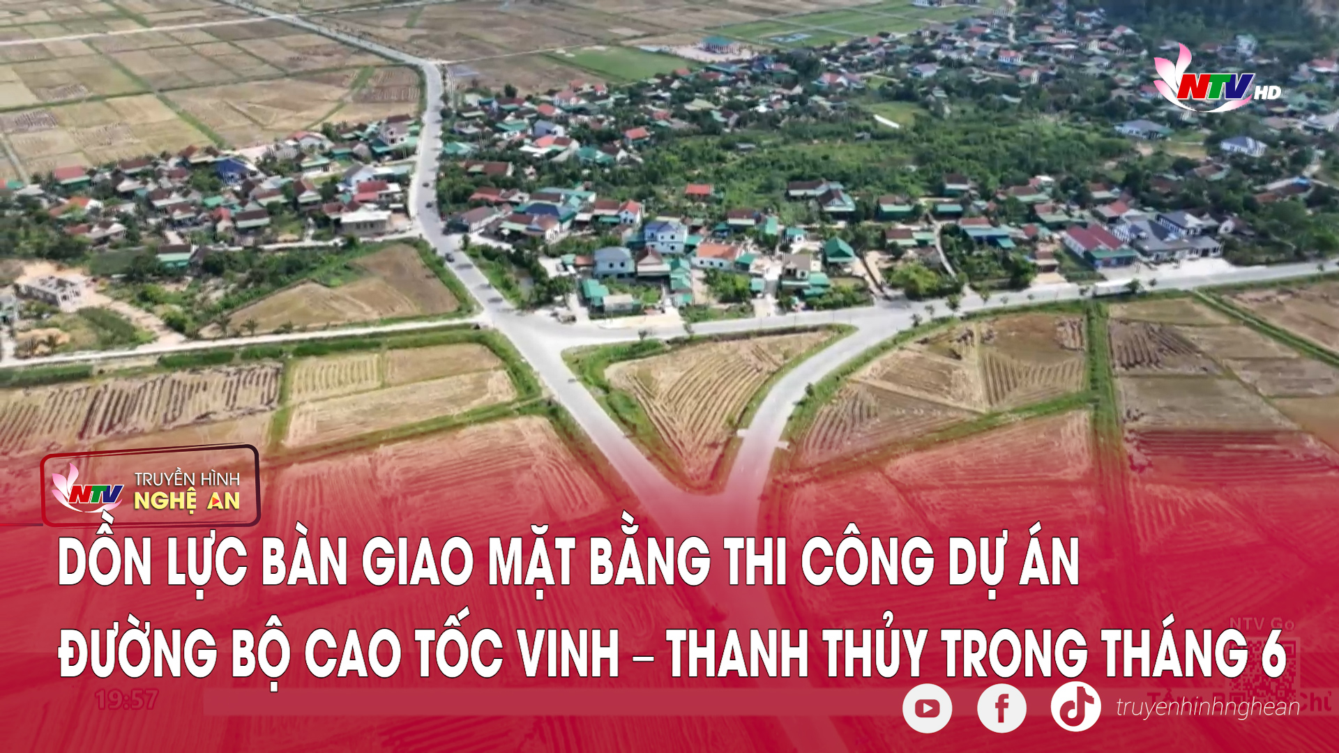 Dồn lực bàn giao mặt bằng thi công Dự án Đường bộ cao tốc Vinh – Thanh Thủy trong tháng 6