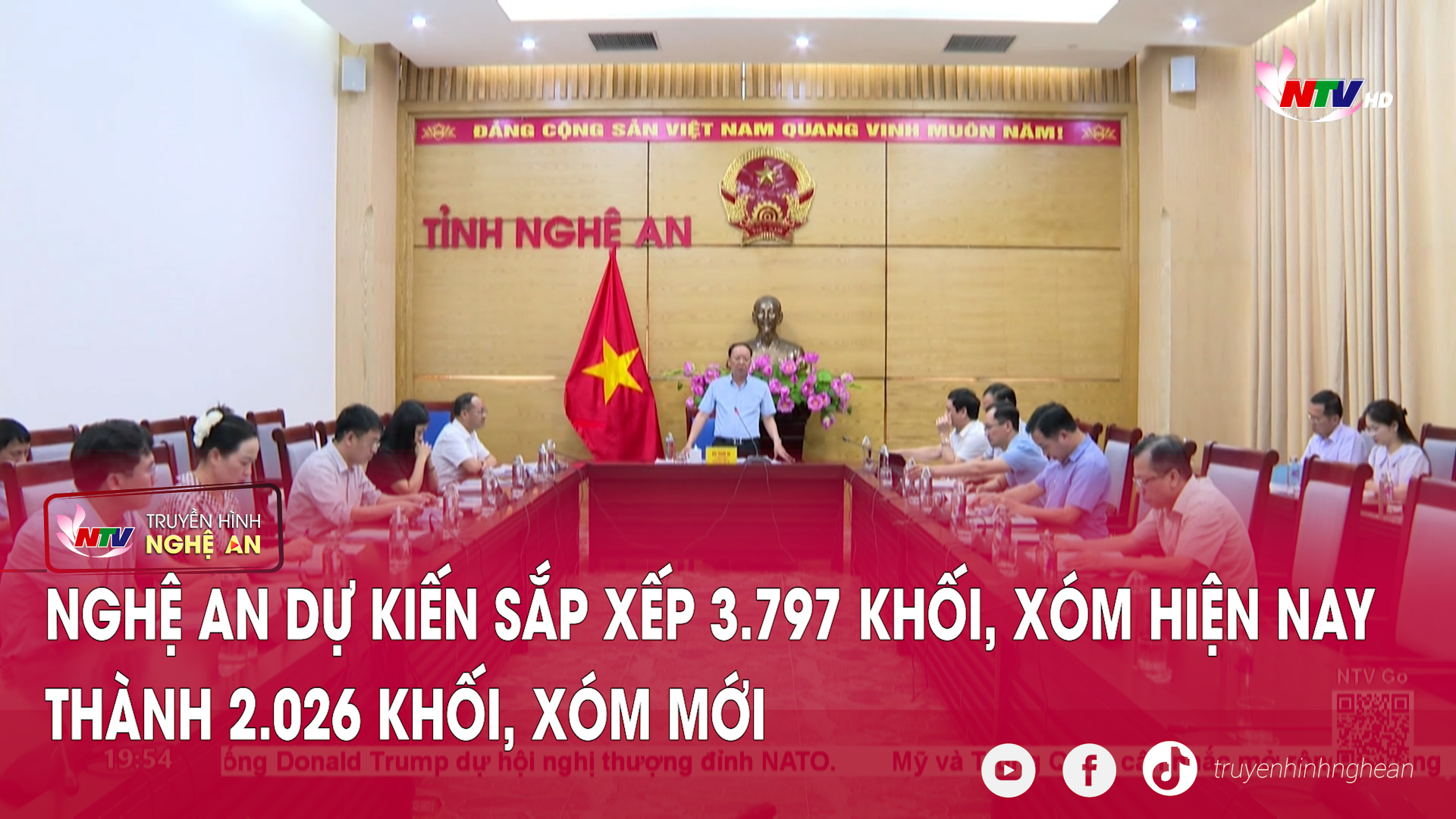 Nghệ An dự kiến sắp xếp 3.797 khối, xóm hiện nay thành 2.026 khối, xóm mới