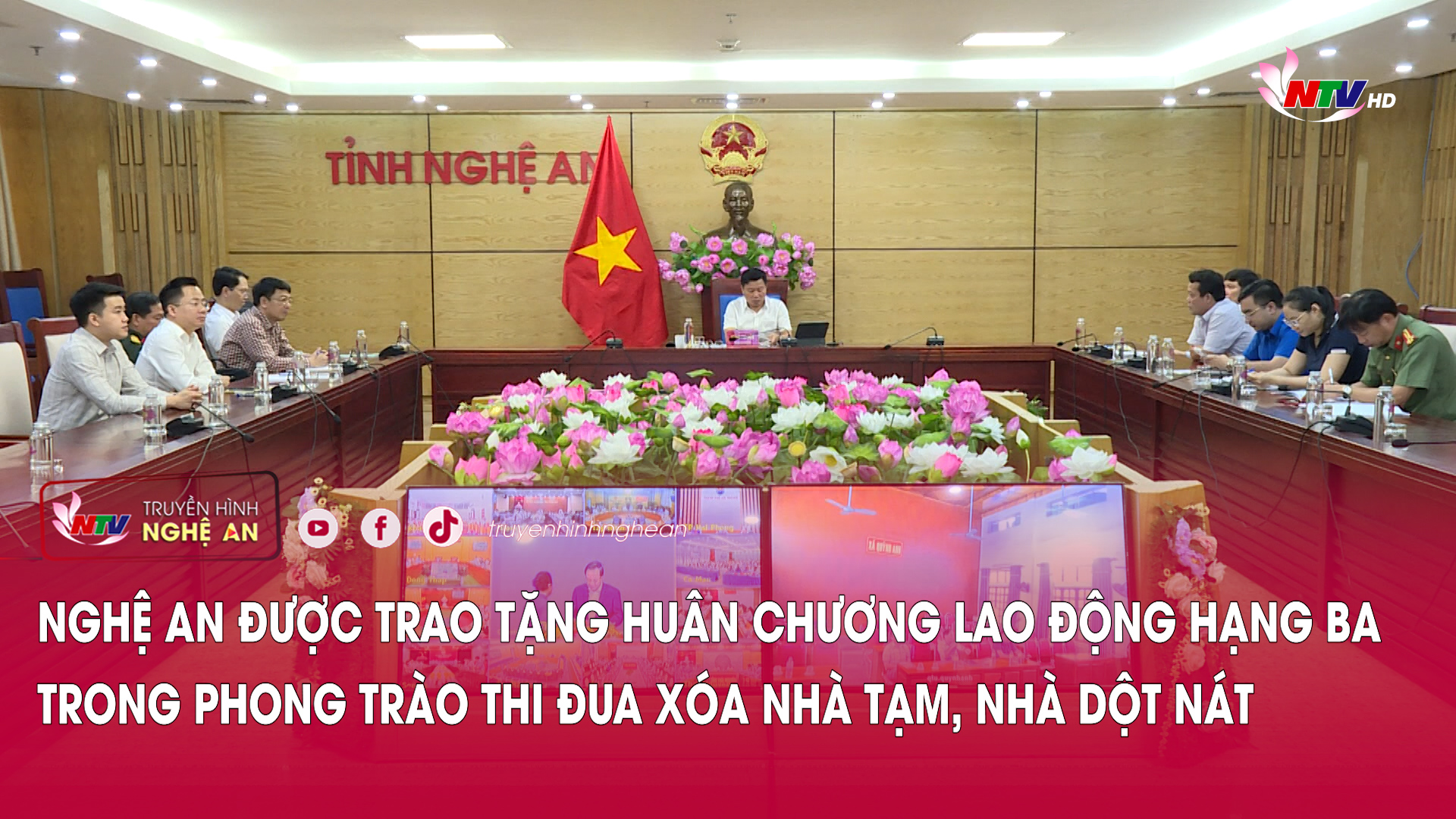 Nghệ An được trao tặng Huân chương Lao động hạng Ba trong phong trào thi đua xóa nhà tạm nhà dột nát