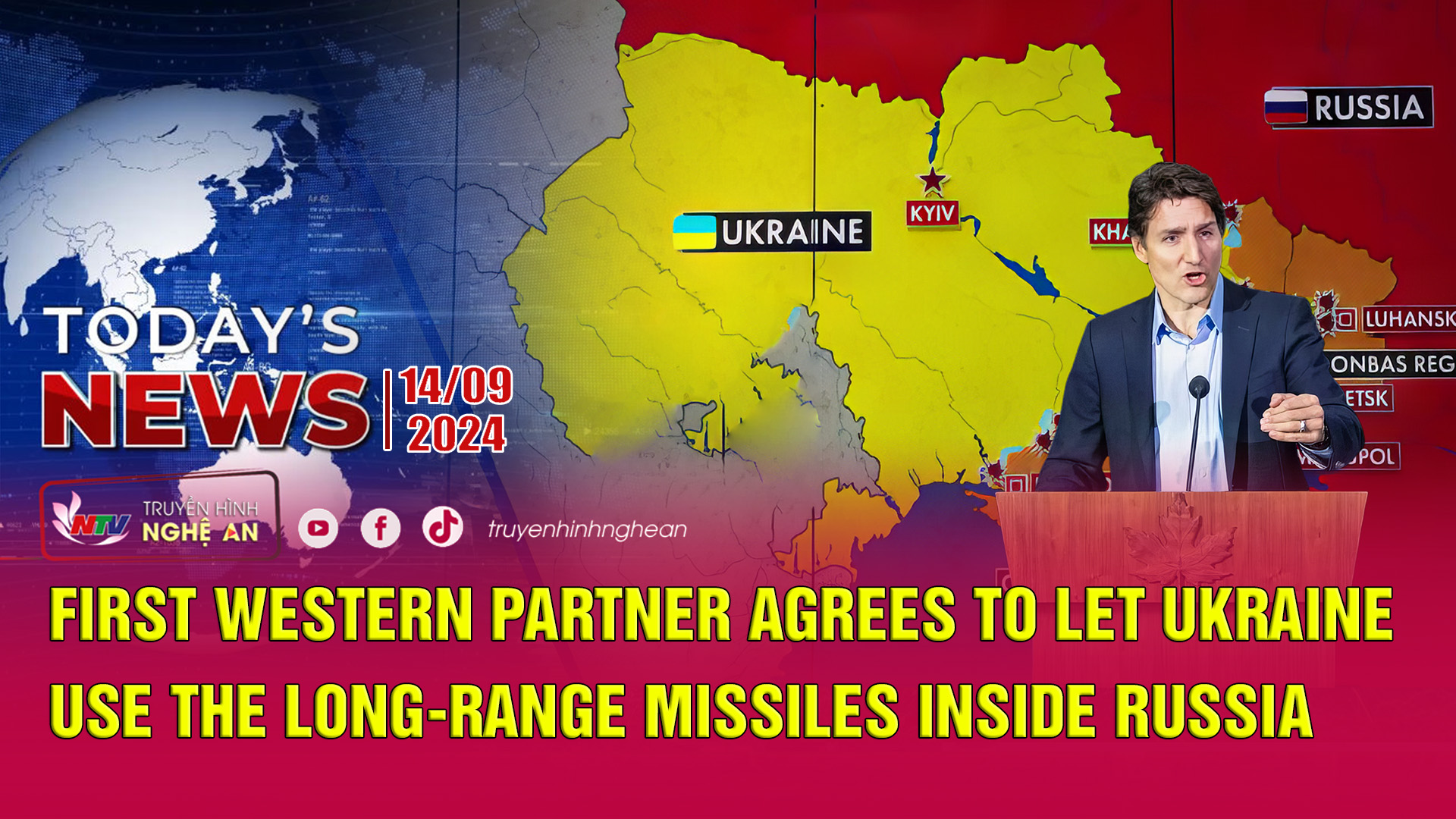 Today's News 14/09/2024: First Western partner agrees to let Ukraine use the long-range missiles