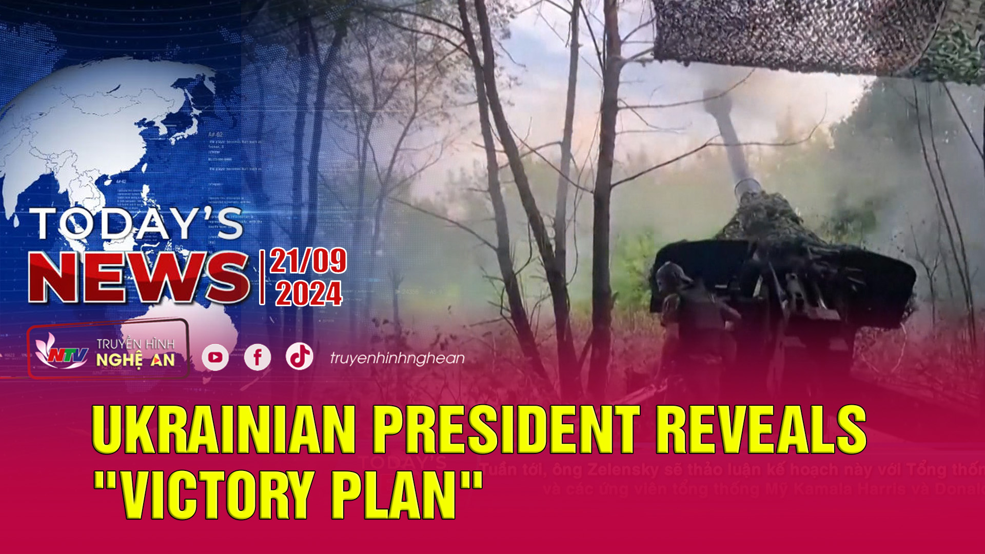 Today's News - 21/09/2024:  Ukrainian President reveals "Victory plan"