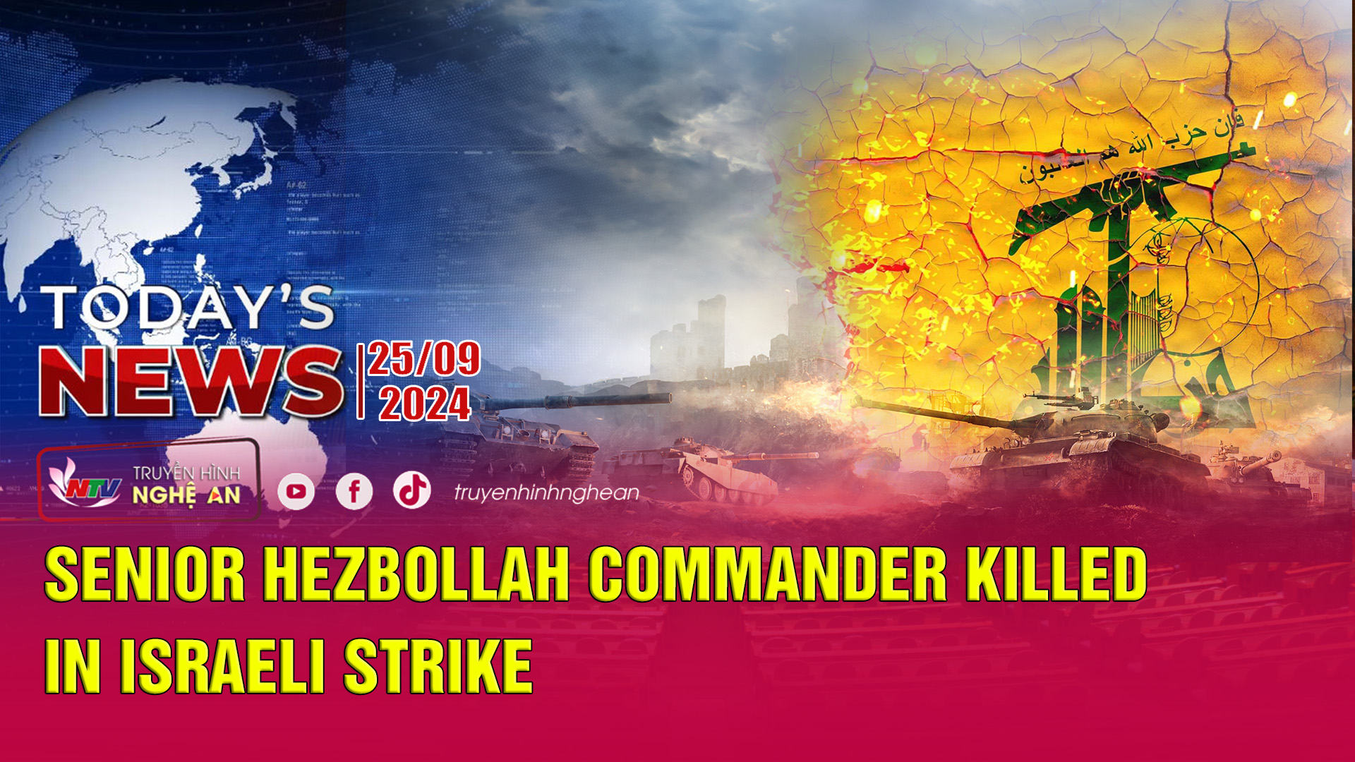 Today's News 25/09/2024: Senior Hezbollah Commander Killed in Israeli Strike