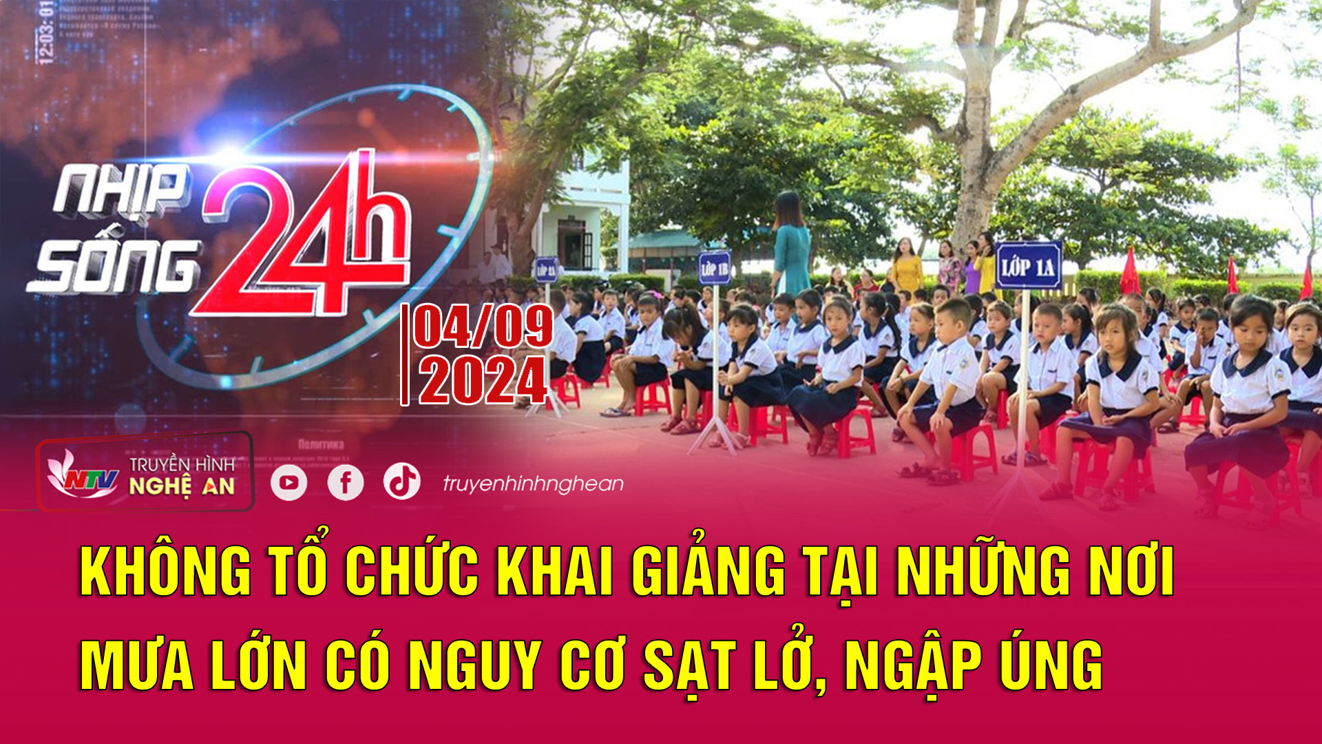 Bản tin Nhịp sống 24h - 04/09/2024