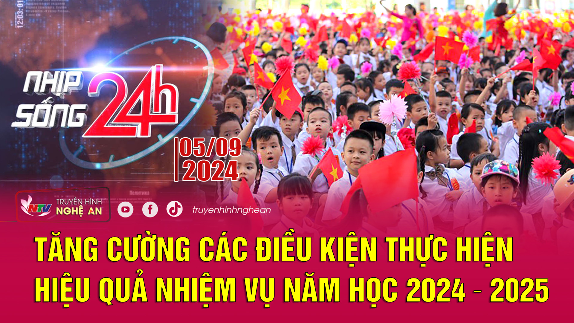 Bản tin Nhịp sống 24h - 05/09/2024