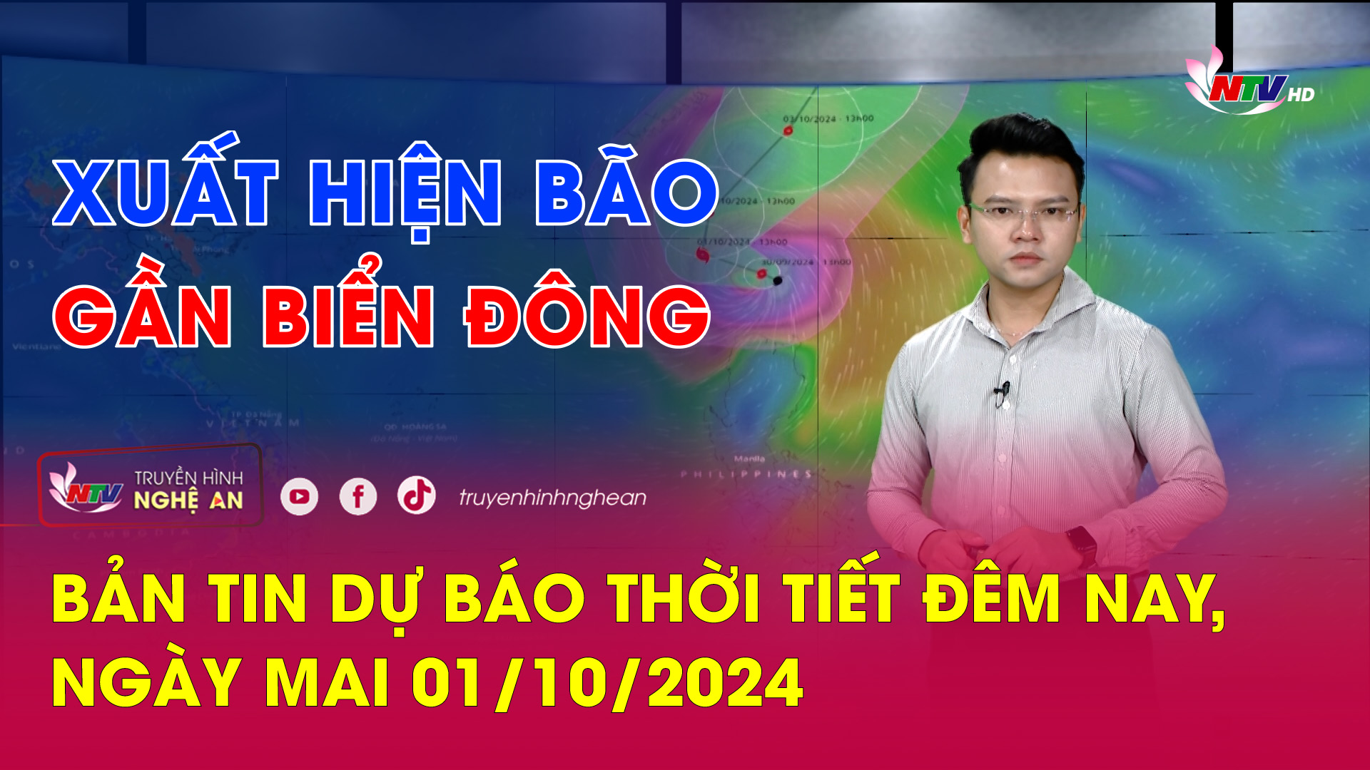 Bản tin Dự báo thời tiết đêm nay, ngày mai 01/10/2024