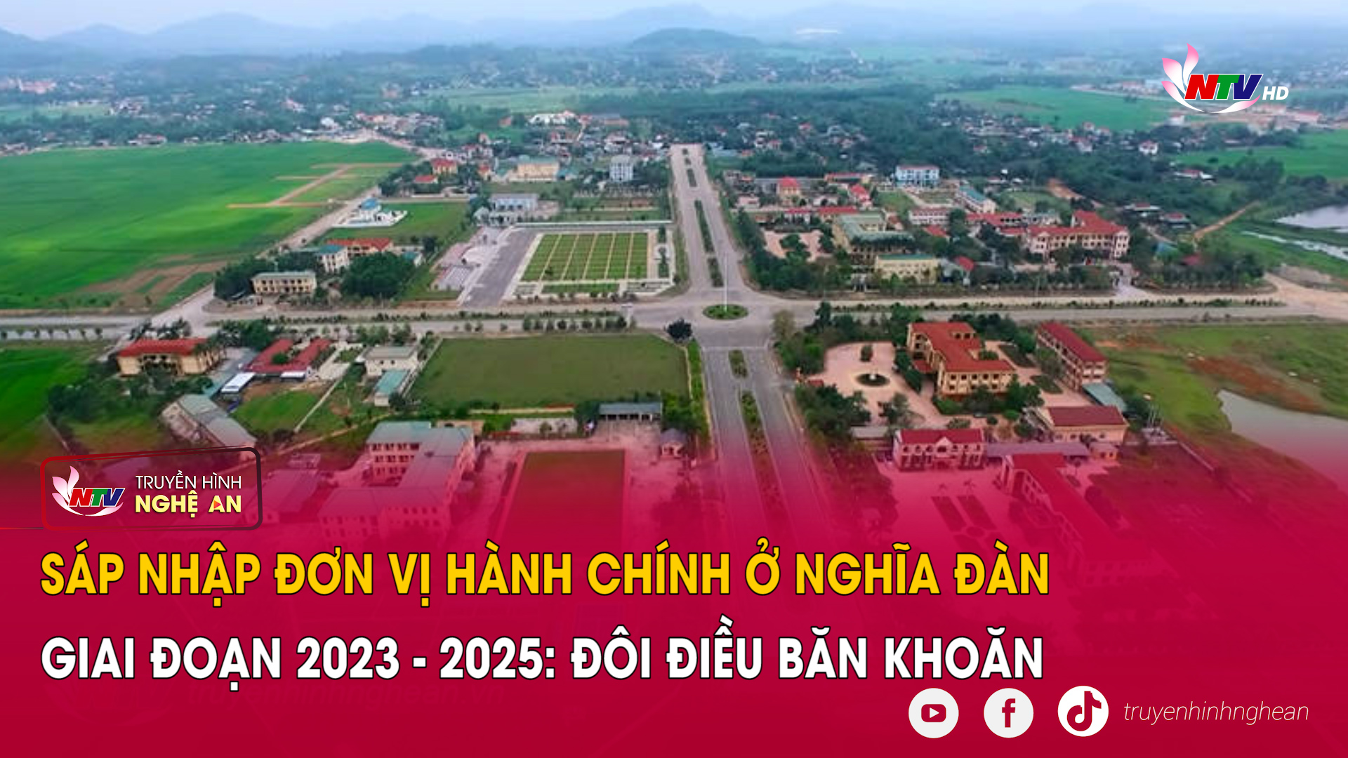 Sáp nhập đơn vị hành chính ở Nghĩa Đàn giai đoạn 2023 - 2025: Đôi điều băn khoăn