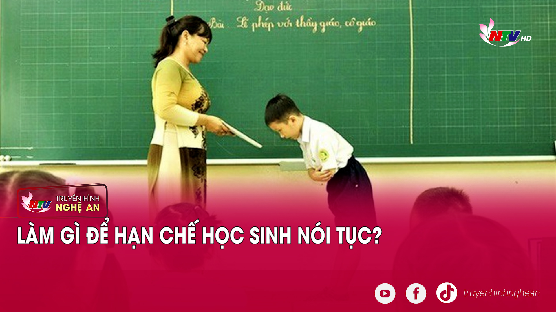 Làm gì để hạn chế học sinh nói tục?