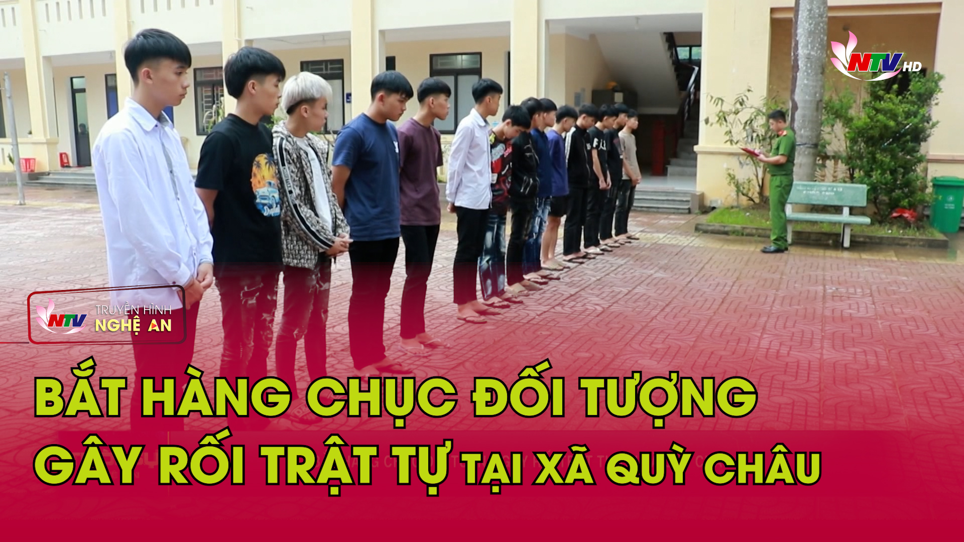 Bắt hàng chục đối tượng gây rối trật tự tại xã Quỳ Châu