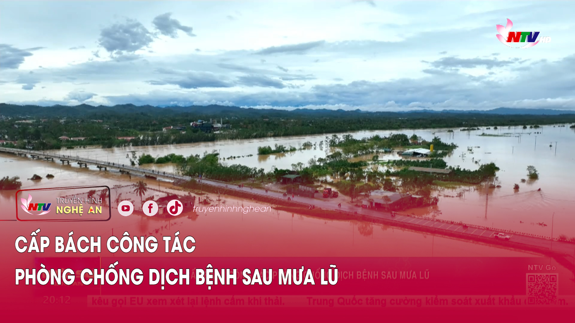 Cấp bách công tác phòng chống dịch bệnh sau mưa lũ