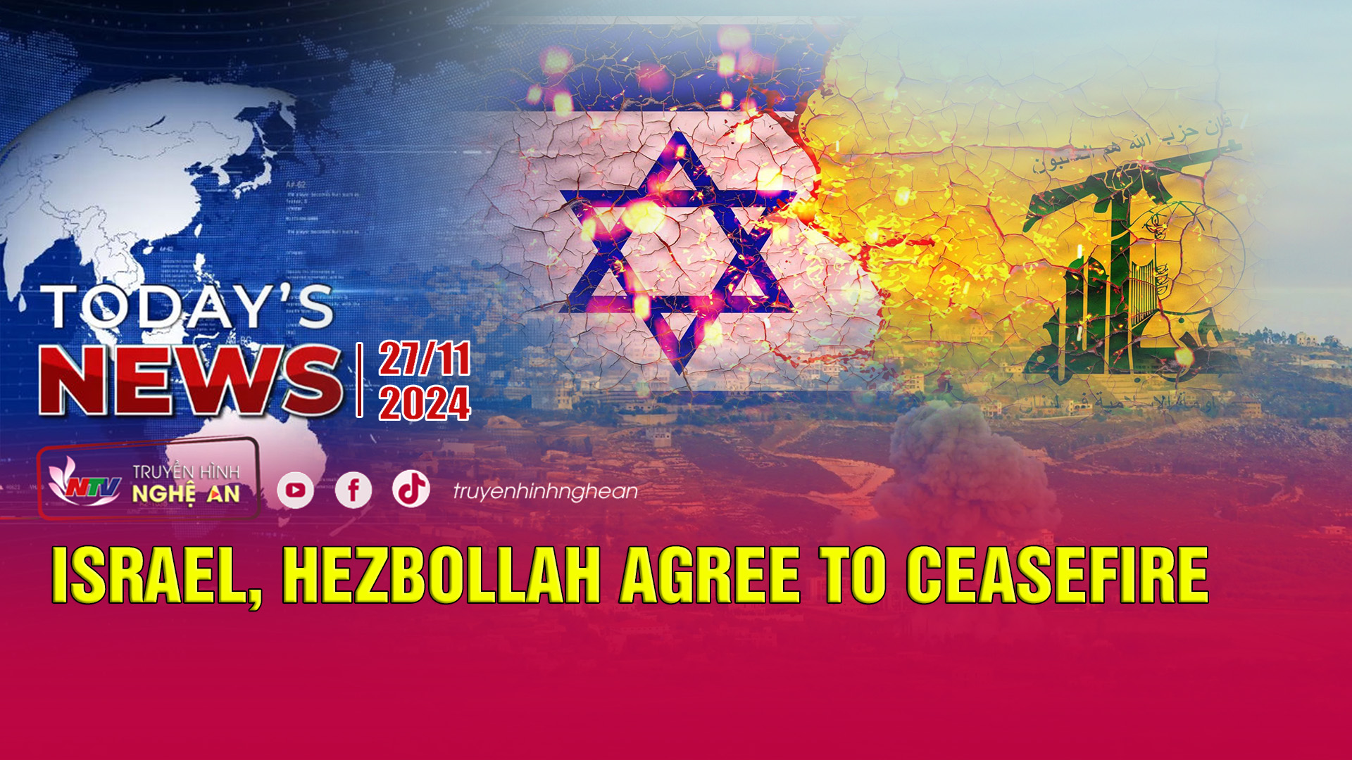 Today's News 27/11/2024: Israel, Hezbollah agree to ceasefire