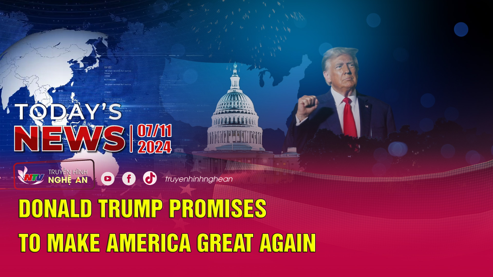 Today's News 07/11/2024: Donald Trump promises to make America great again