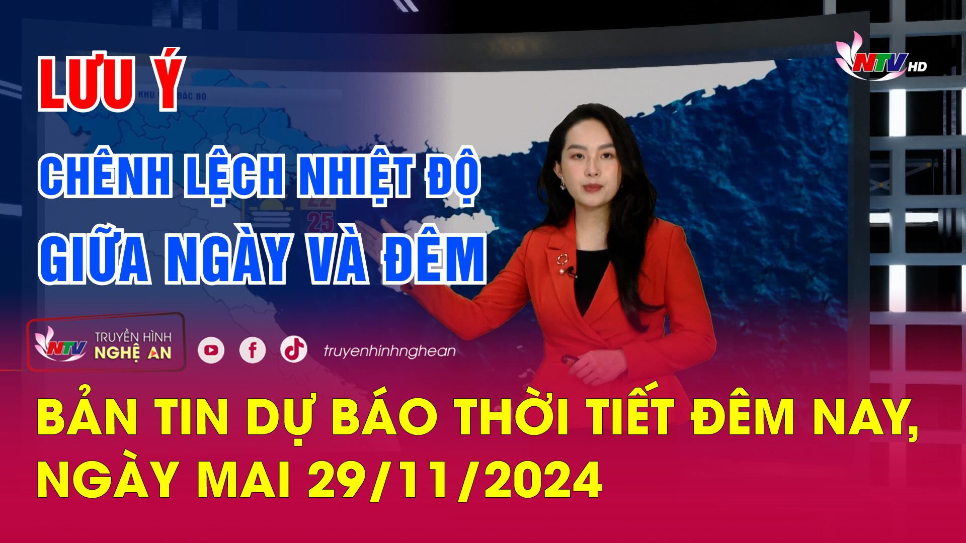 Bản tin Dự báo thời tiết đêm nay, ngày mai 29/11/2024